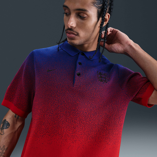 Men's Polo T-Shirts-Nike, England Club, Men's Nike Football Knit Polo