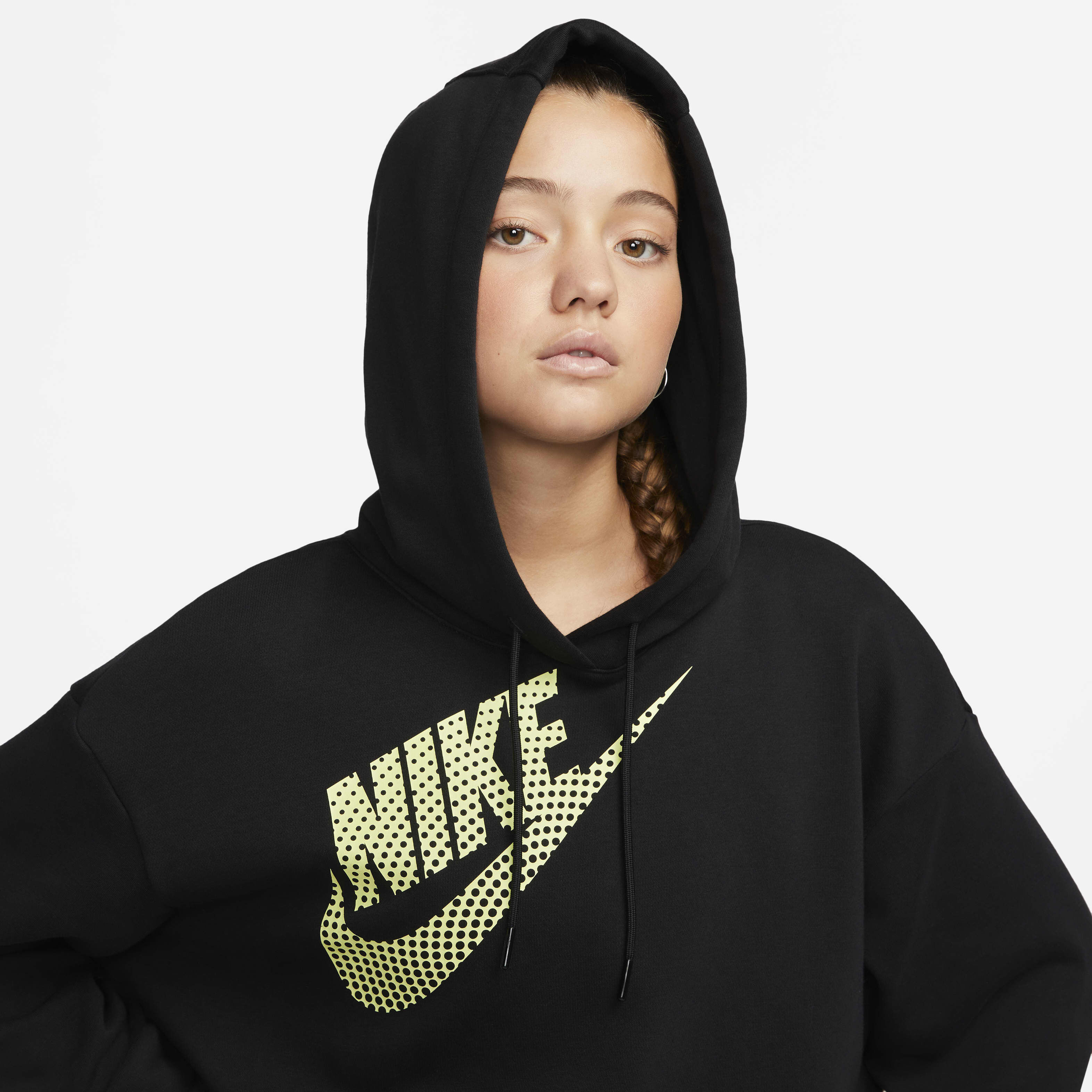 Nike cropped hoodie women's clearance