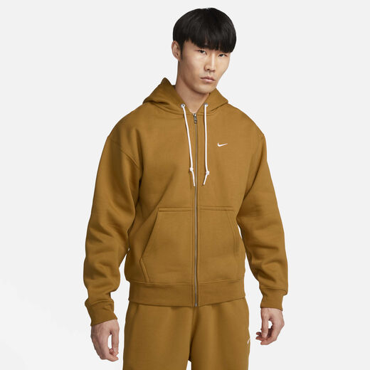 Hoodies & Sweatshirts-Nike, Nike Solo Swoosh, Men's Full-Zip Hoodie