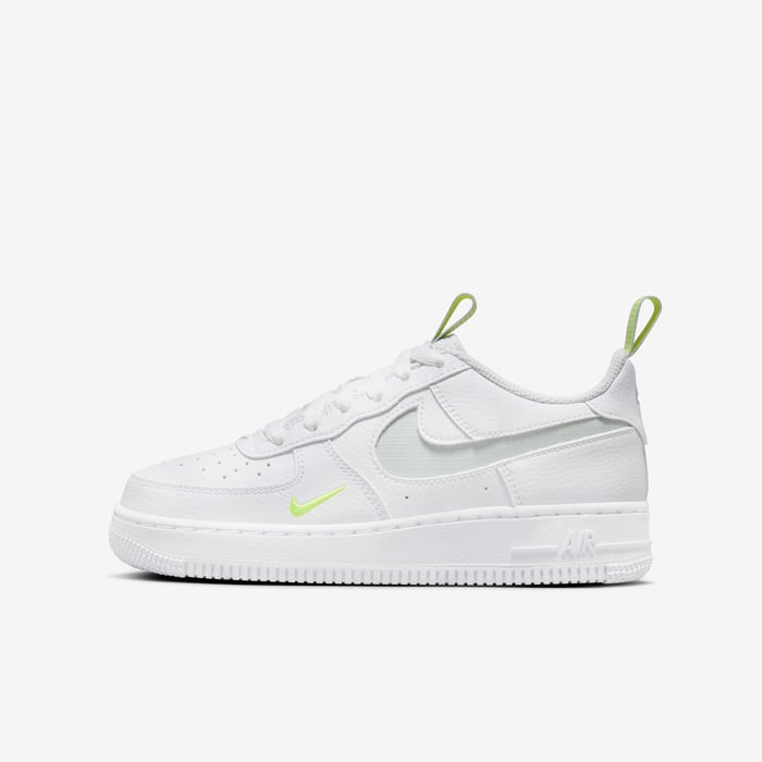 Buy Nike Air Force LV8 Older Kids' Shoes White/Volt/Light