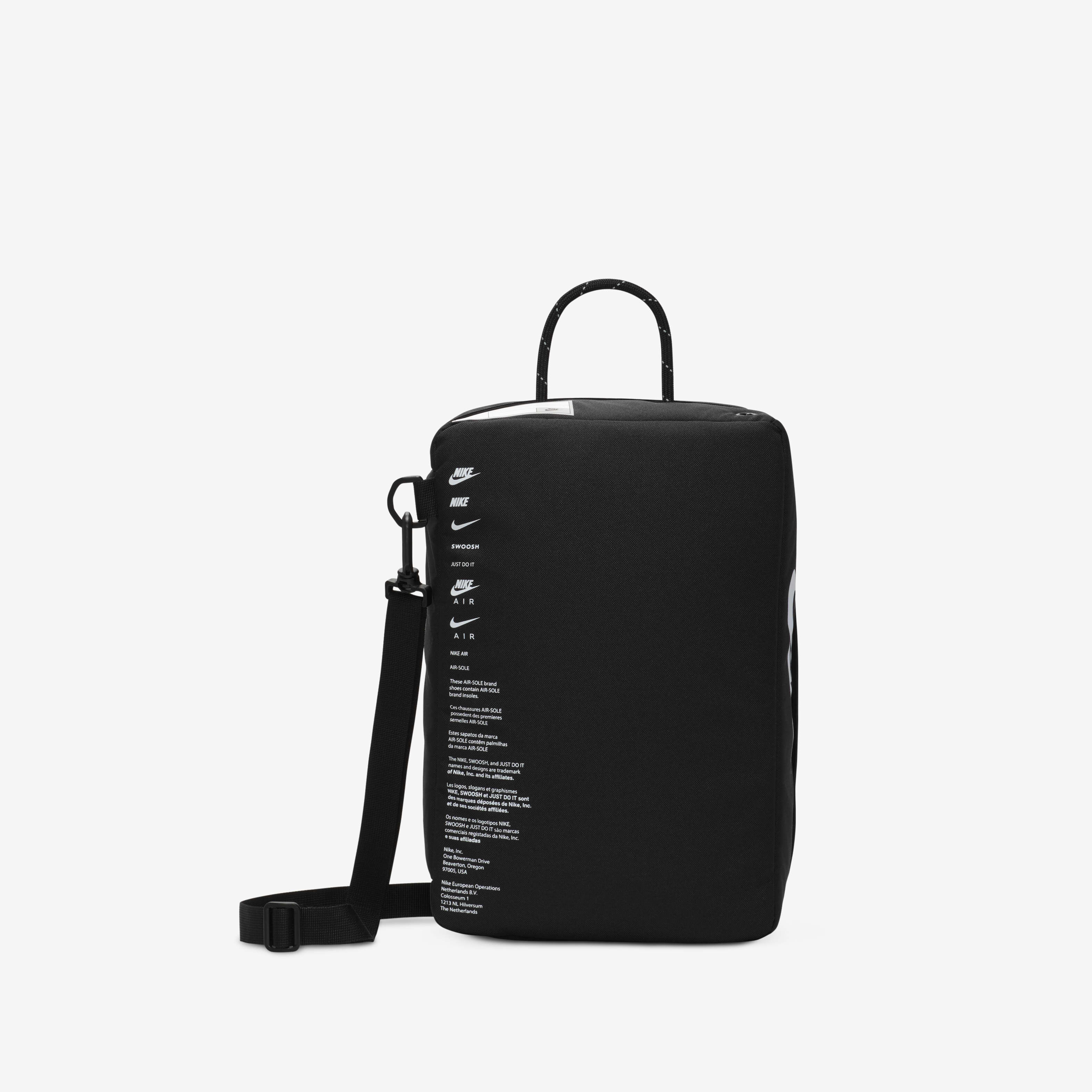 Buy Nike Shoe Box Bag (12L) - Black/Black/White | Nike Saudi