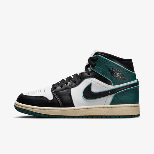 Oxidized Green-JRDN, Air Jordan 1 Mid SE, Women's Shoes