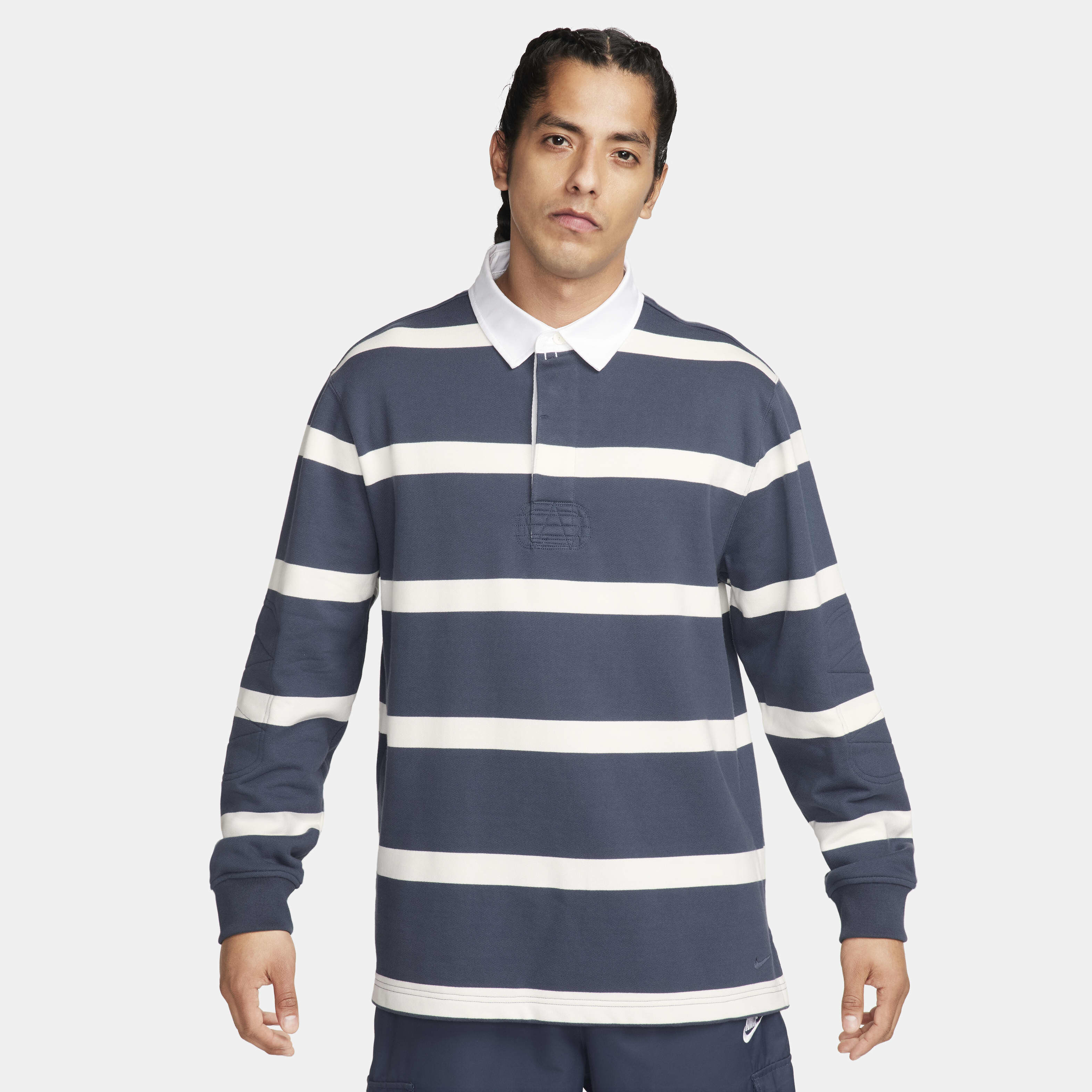 Buy Nike Life Men's Striped Heavyweight Rugby Shirt