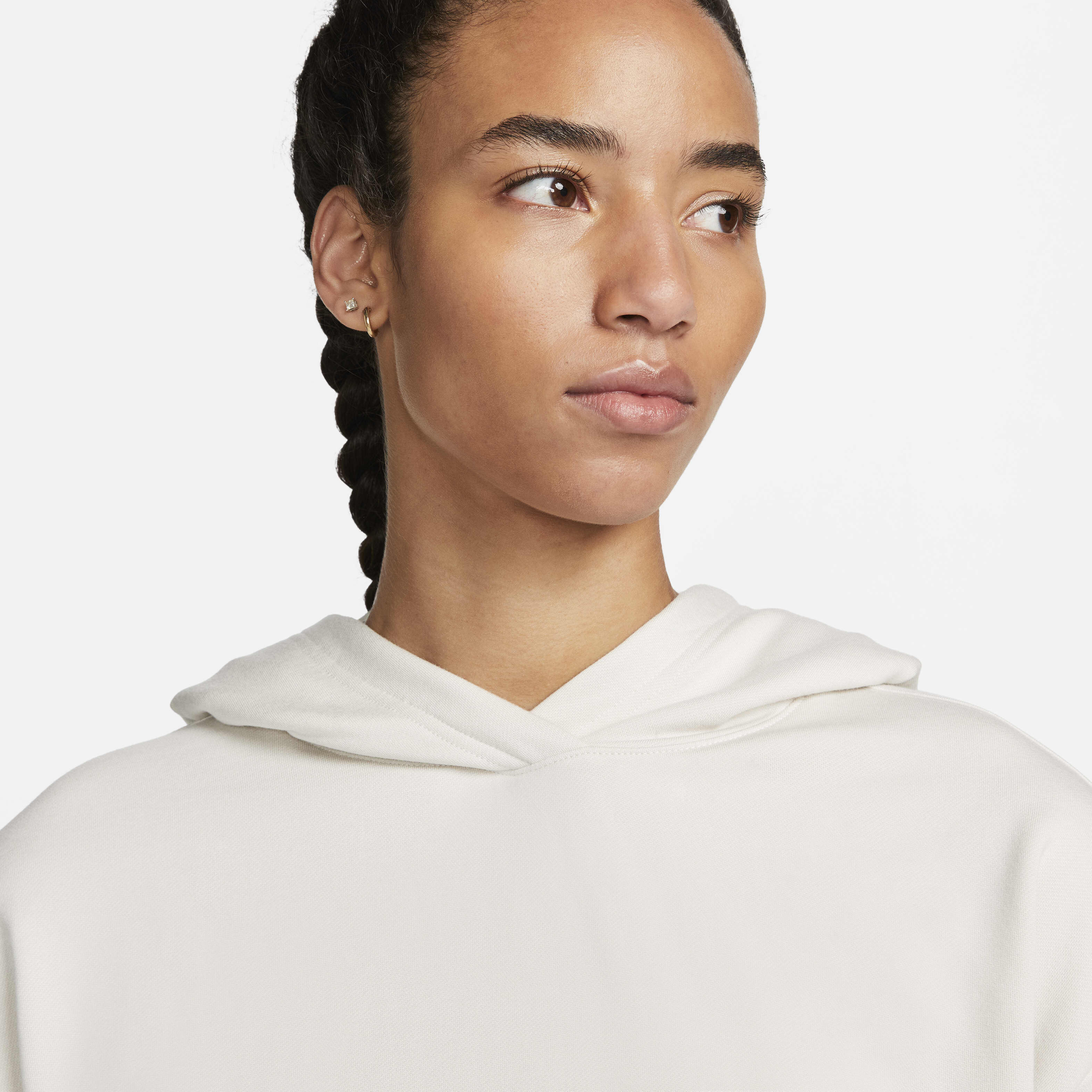 Women's cropped hoodie nike yoga luxe on sale