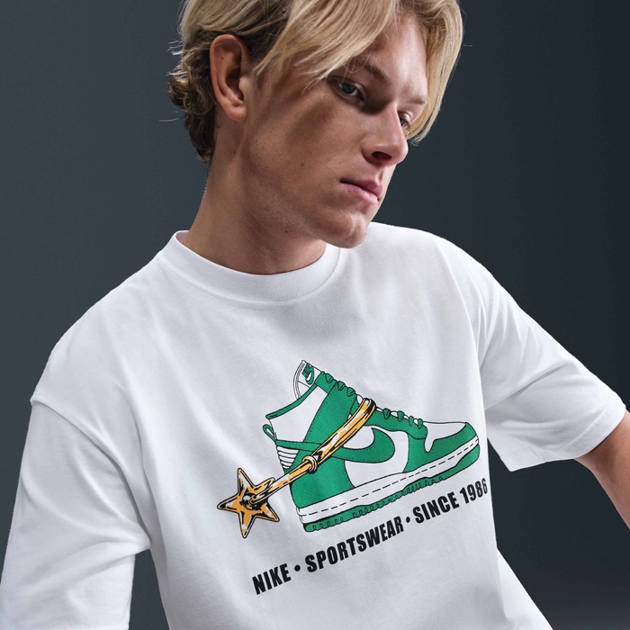 Buy Nike Sportswear Dunk Max90 T-Shirt White Nike Saudi Official