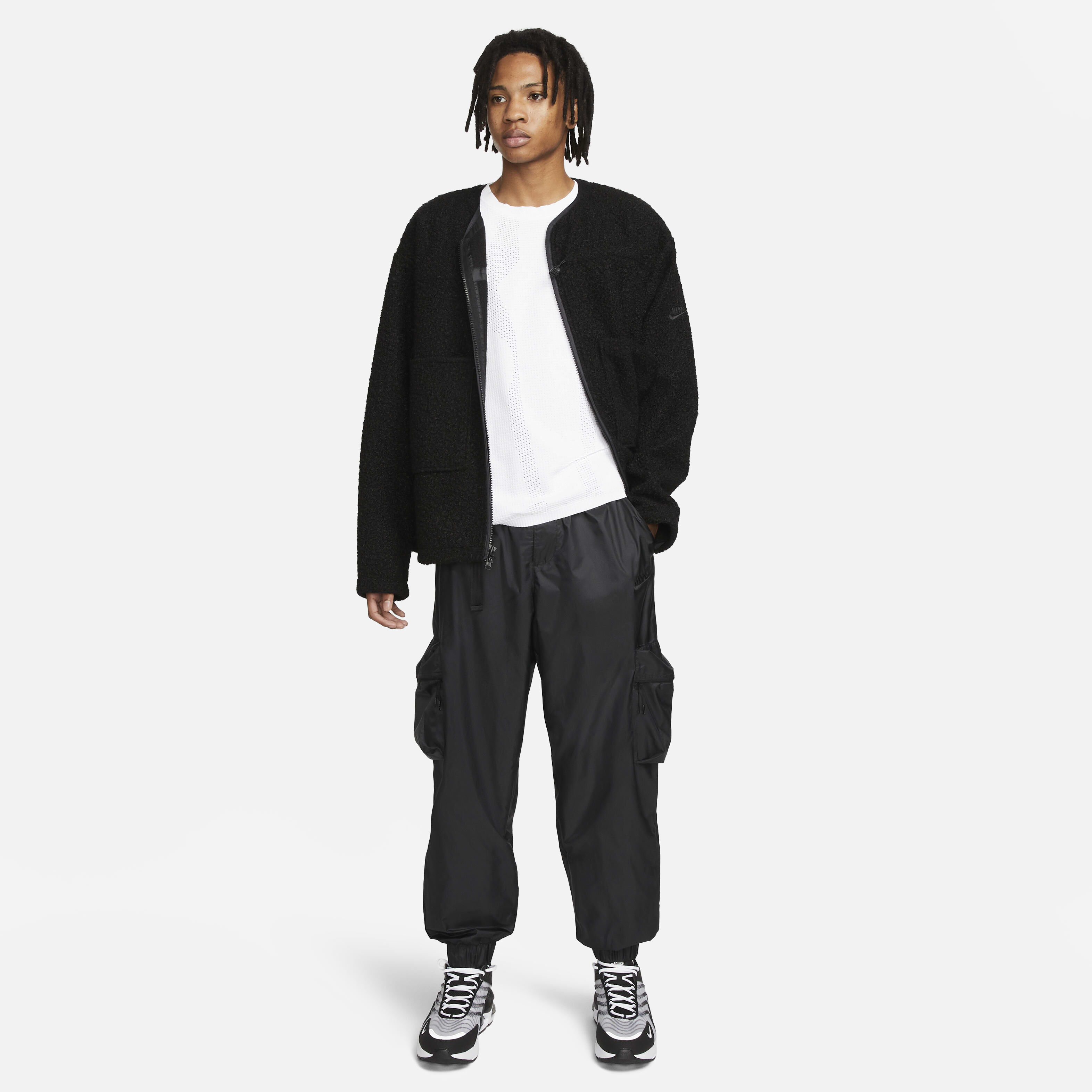 【正規逆輸入品】 Buy Nike Tech Men's Lined Woven Trousers - Black/Black パンツ
