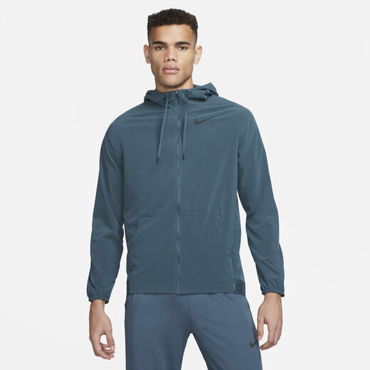 جاكيتات بأكمام وبلا أكمام-نايكي, نايكي برو دراي-فِت فليكس فنت ماكس, جاكيت التمرين بسحاب كامل هوديد للرجال