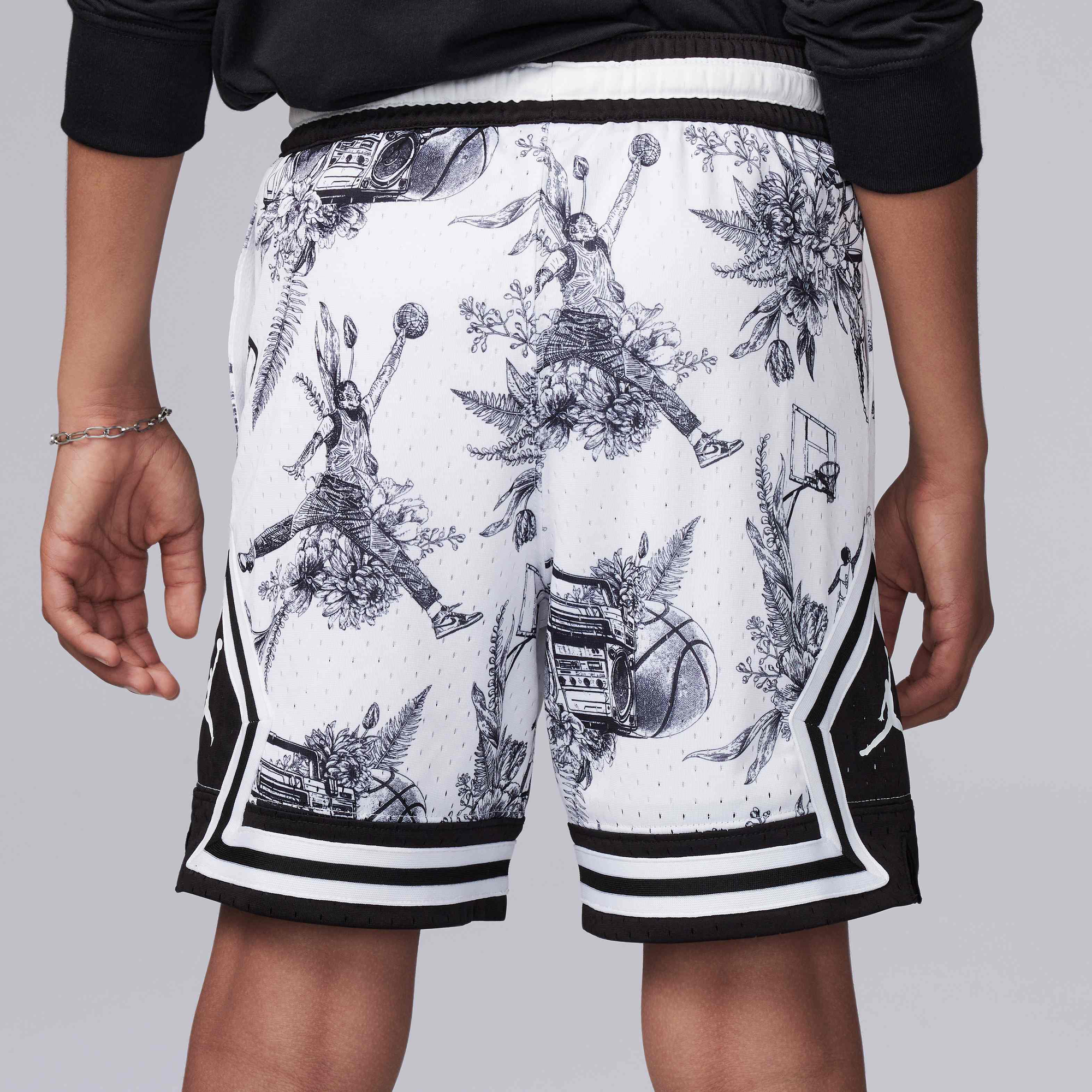 Buy Jordan Dri-FIT Older Kids' MJ Printed Sport Diamond Shorts