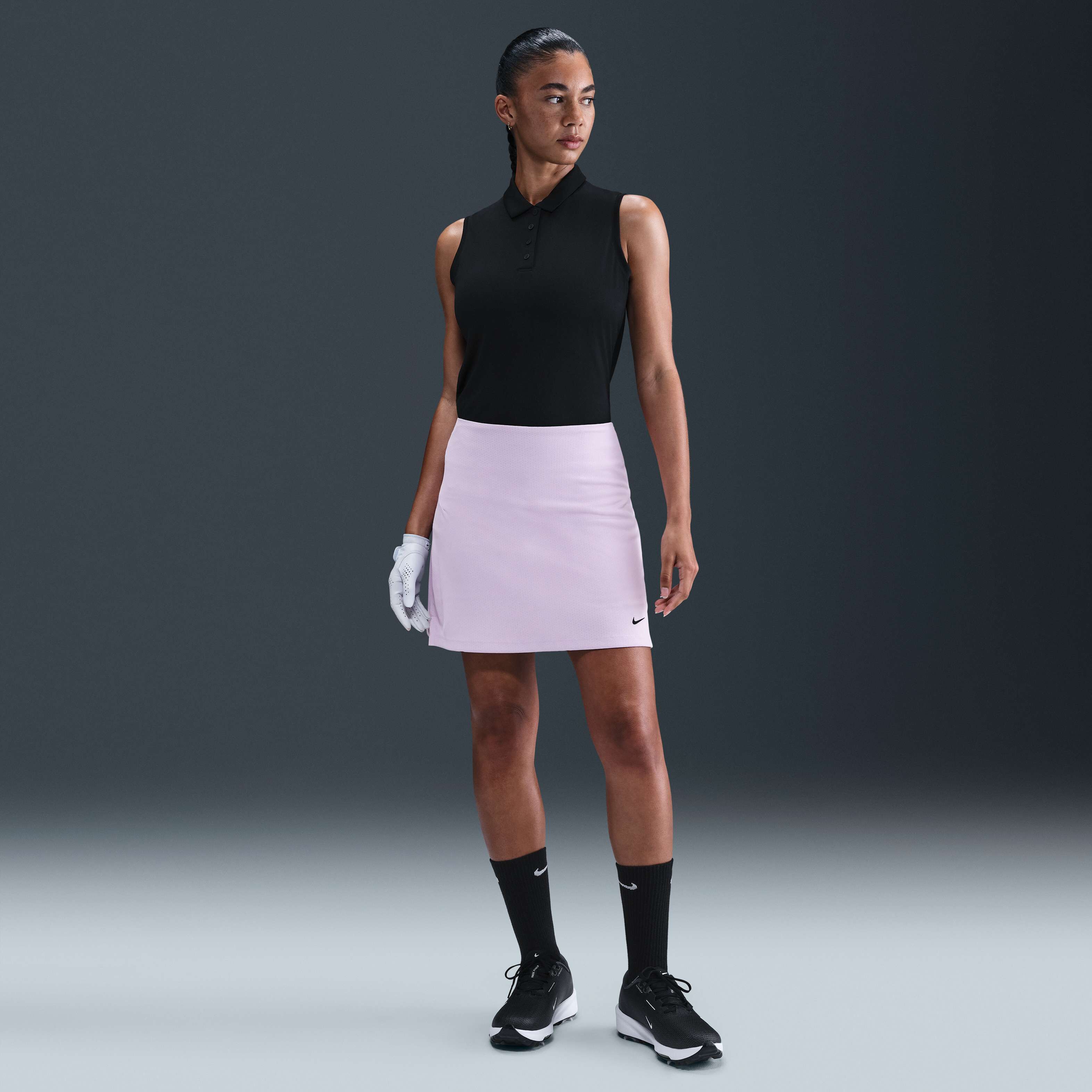 Buy Nike Tour Women's Dri-FIT ADV Golf Skirt - Doll/Black