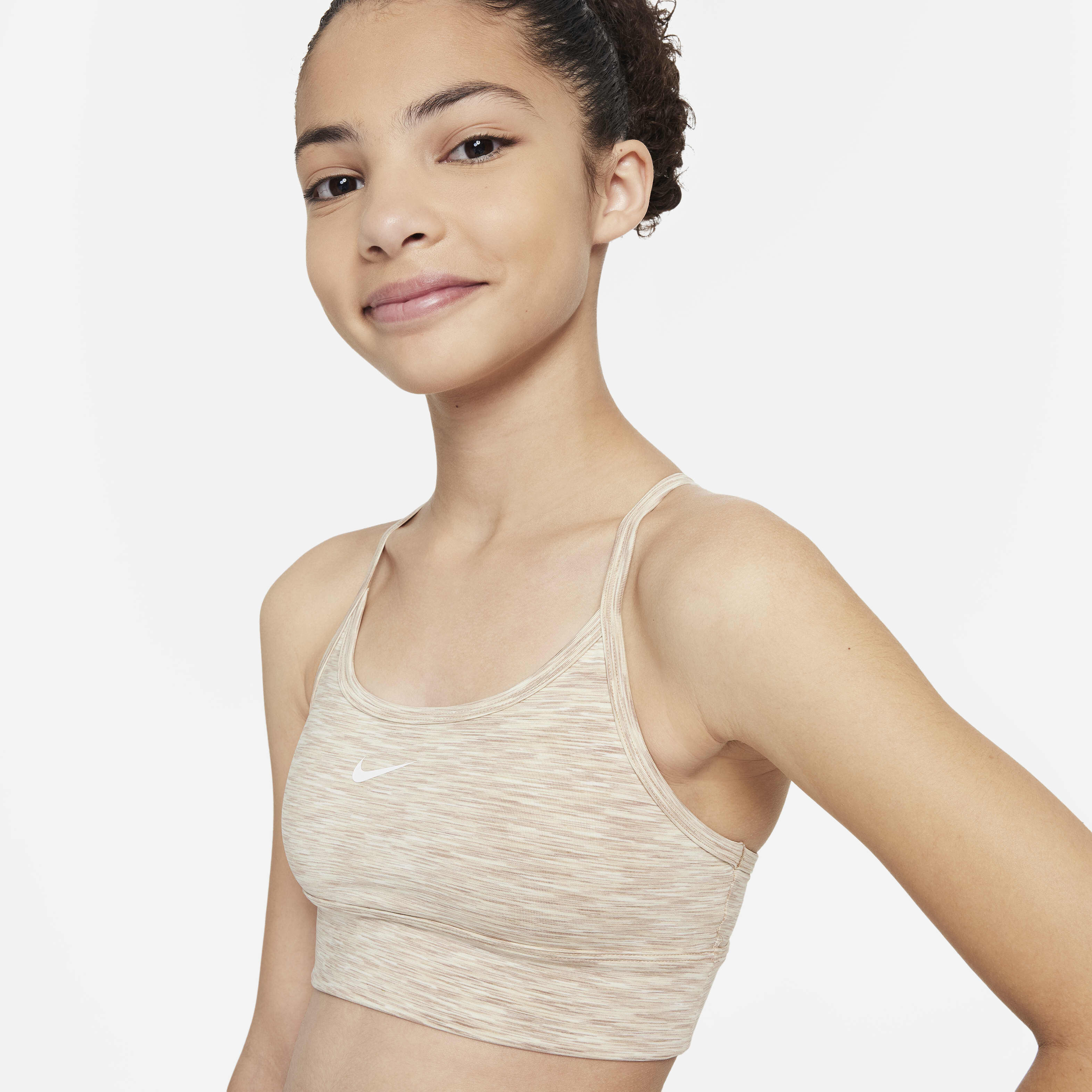 Nike beige sports bra hot sale
