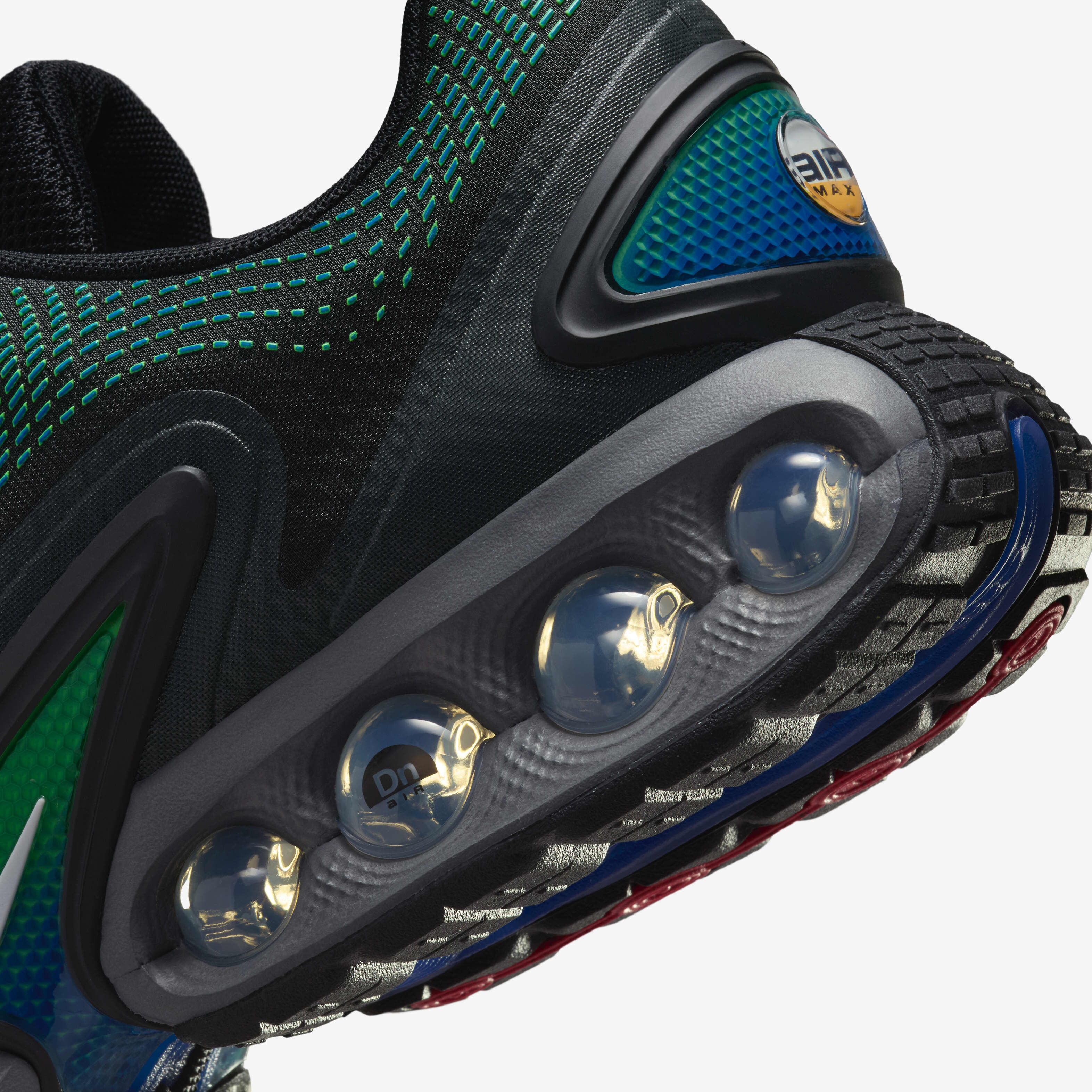 国内配送 NIKE AIR MAX DN BLACK/WHITE-HYPER COBALT-RAGE GREEN Buy Nike Air Max Dn Shoes - Black/Hyper Cobalt/Rage Green