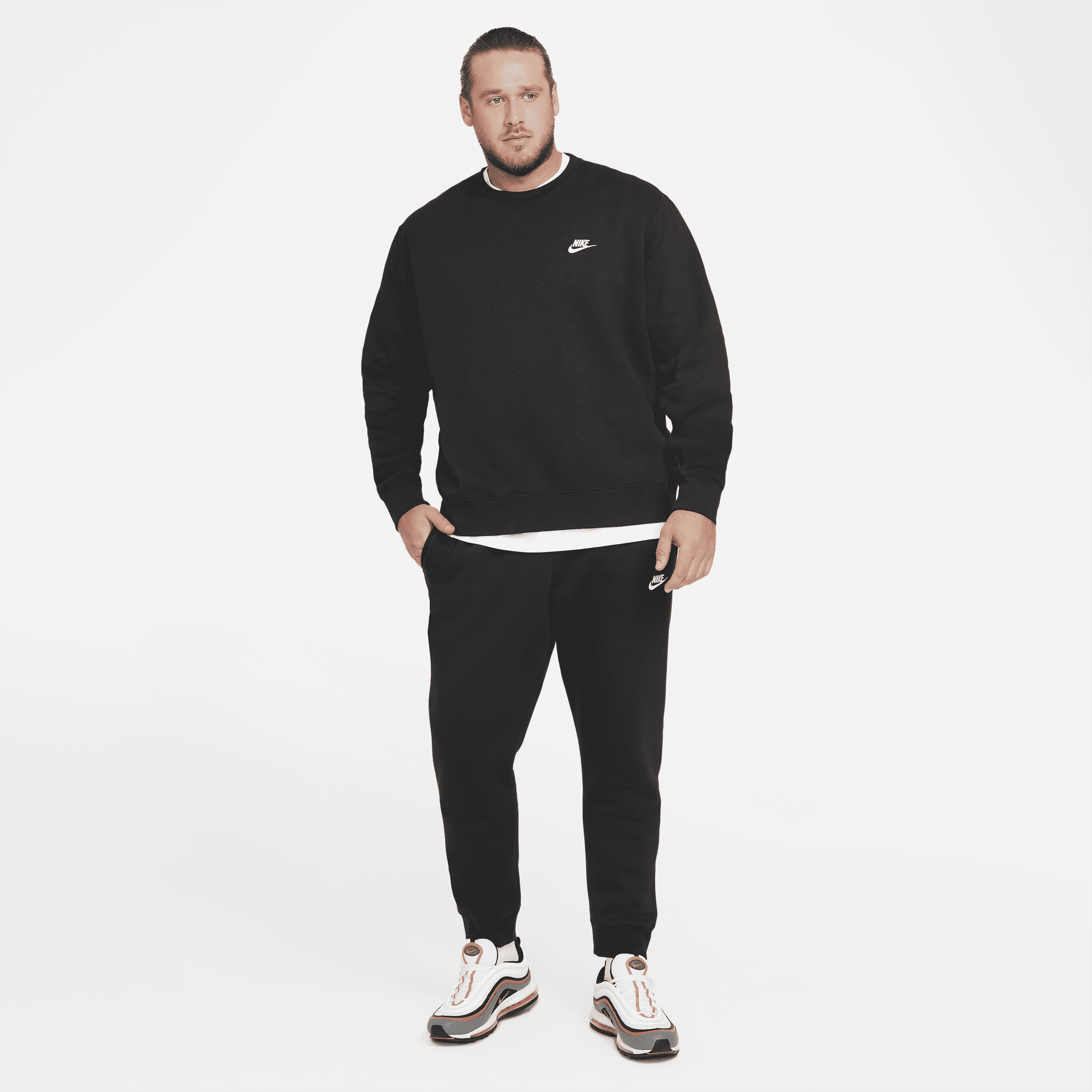 Shop Sportswear Club Fleece Crew Nike KSA