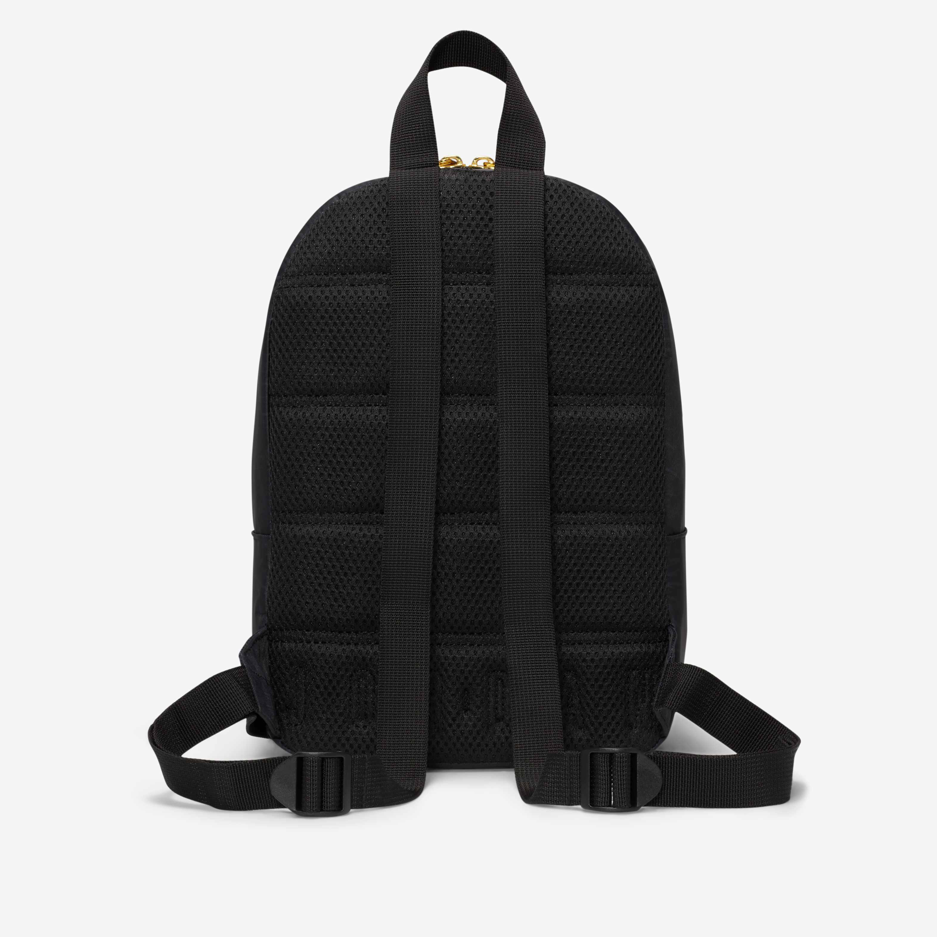 Jordan Black and Gold Mini Backpack image number 3