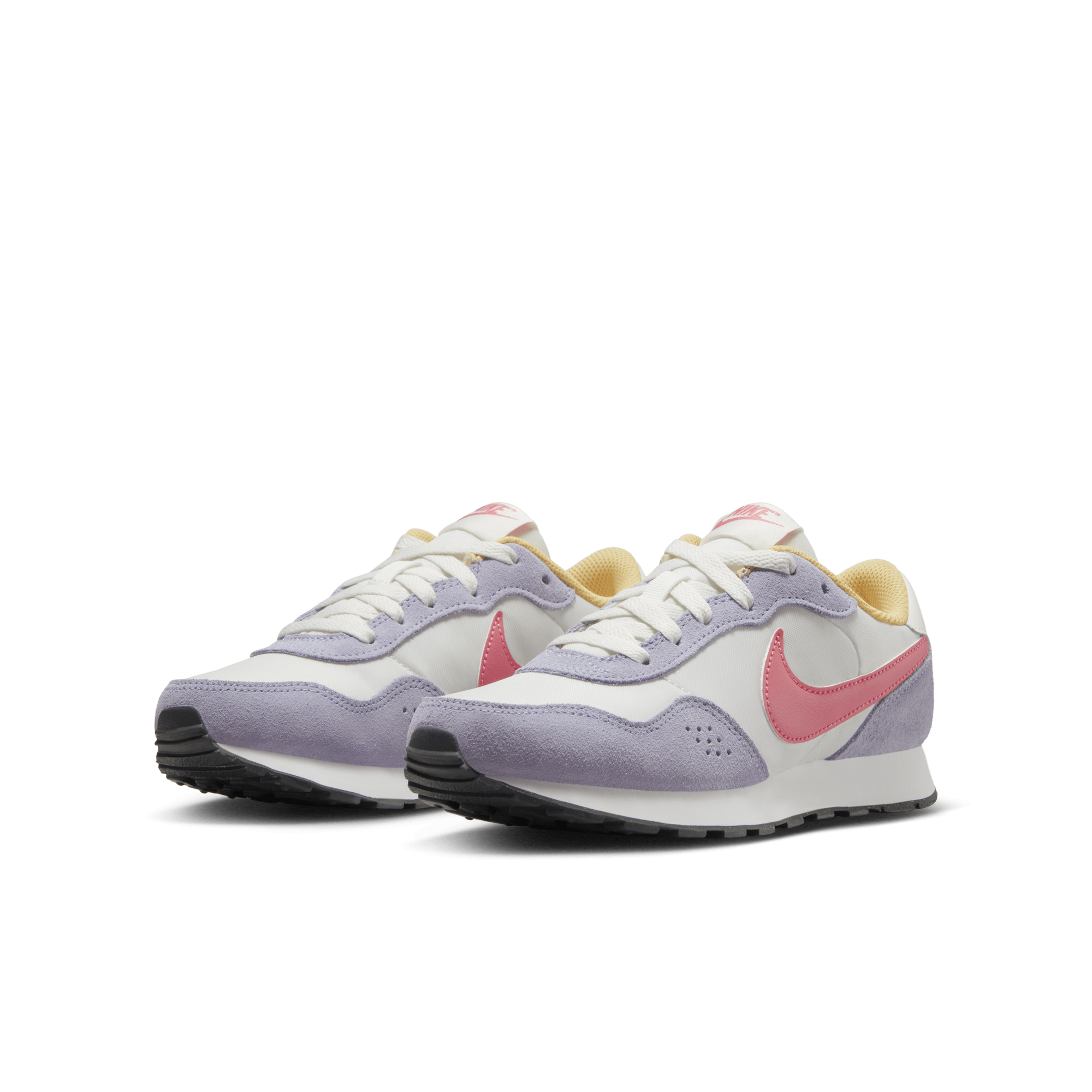 Nike white and top purple outburst trainers