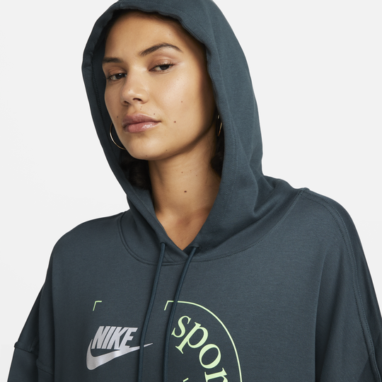 Women's french terry clearance hoodie nike sportswear swoosh