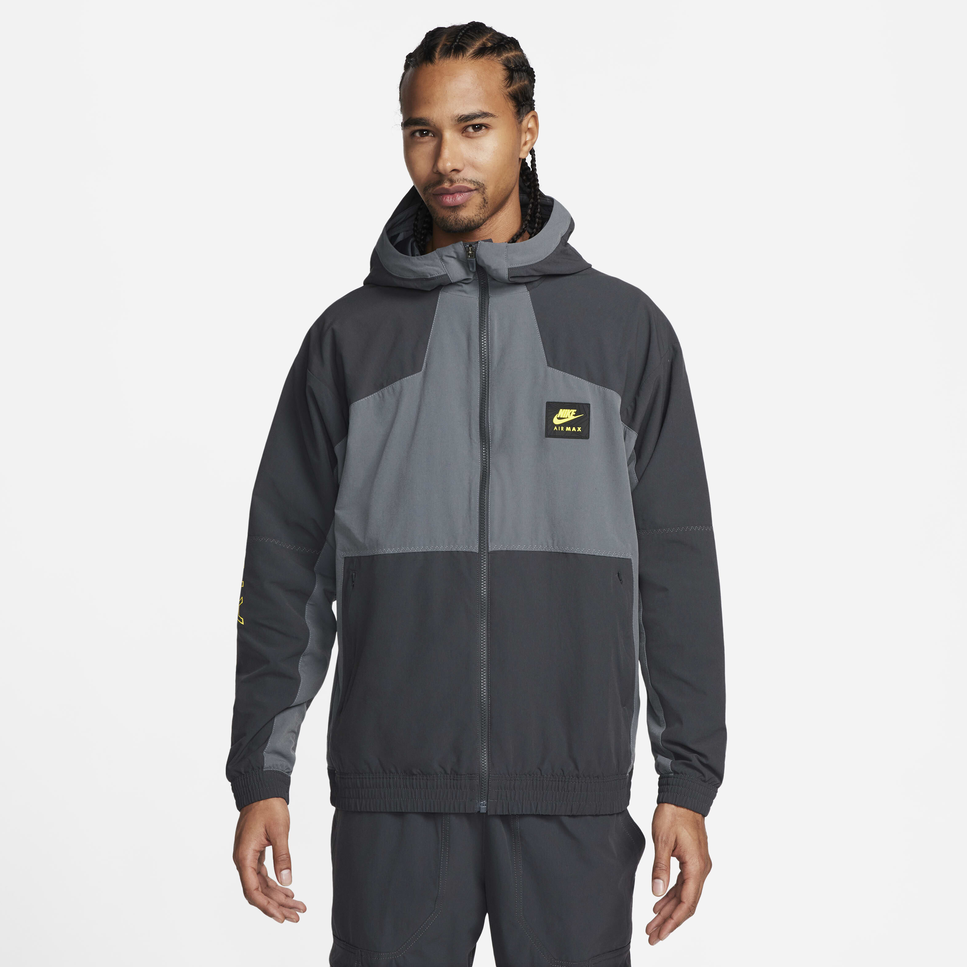 Buy Nike Air Max Men's Woven Jacket - Iron Grey/Anthracite/Black