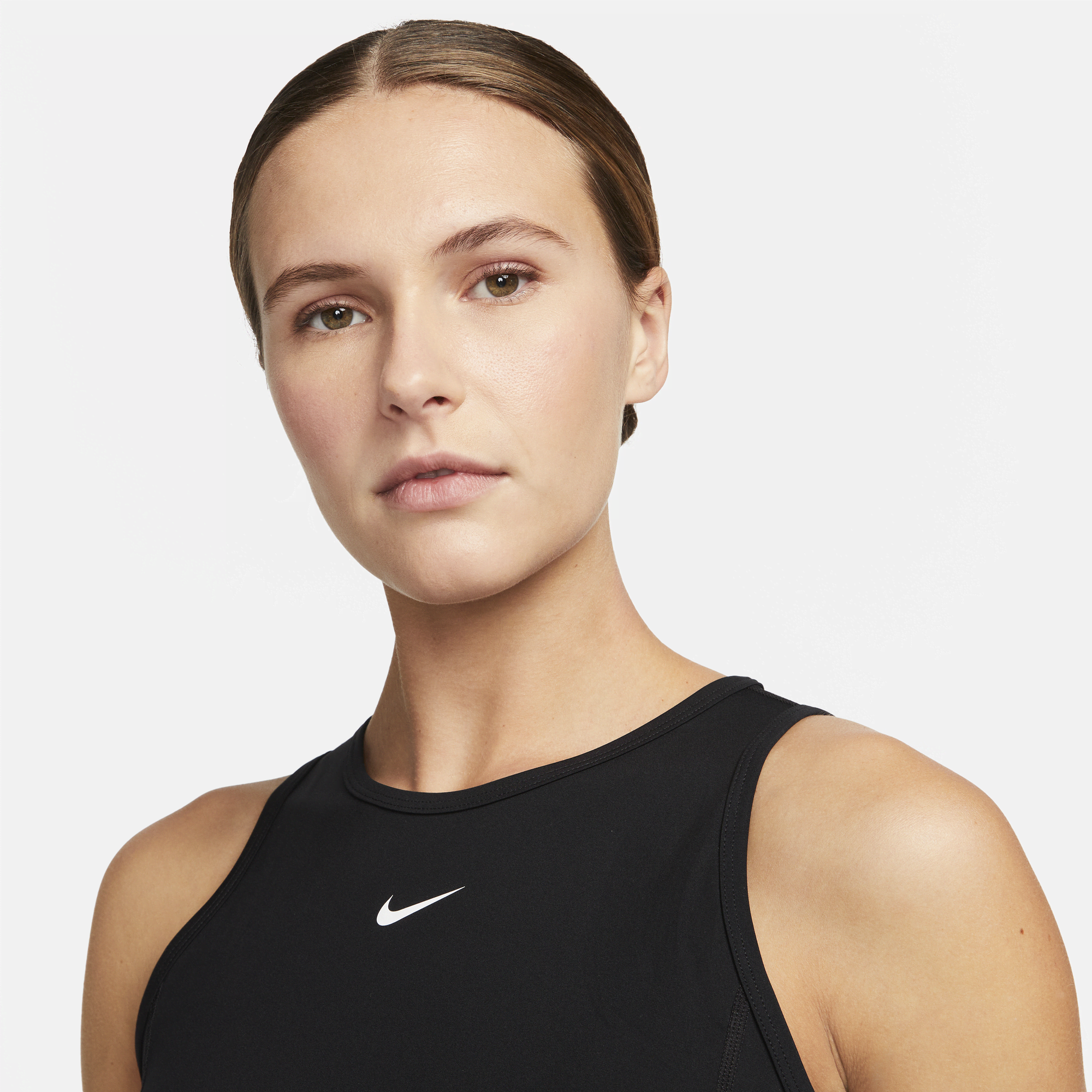 Shop Pro Dri FIT Women s Cropped Training Tank Top Nike KSA