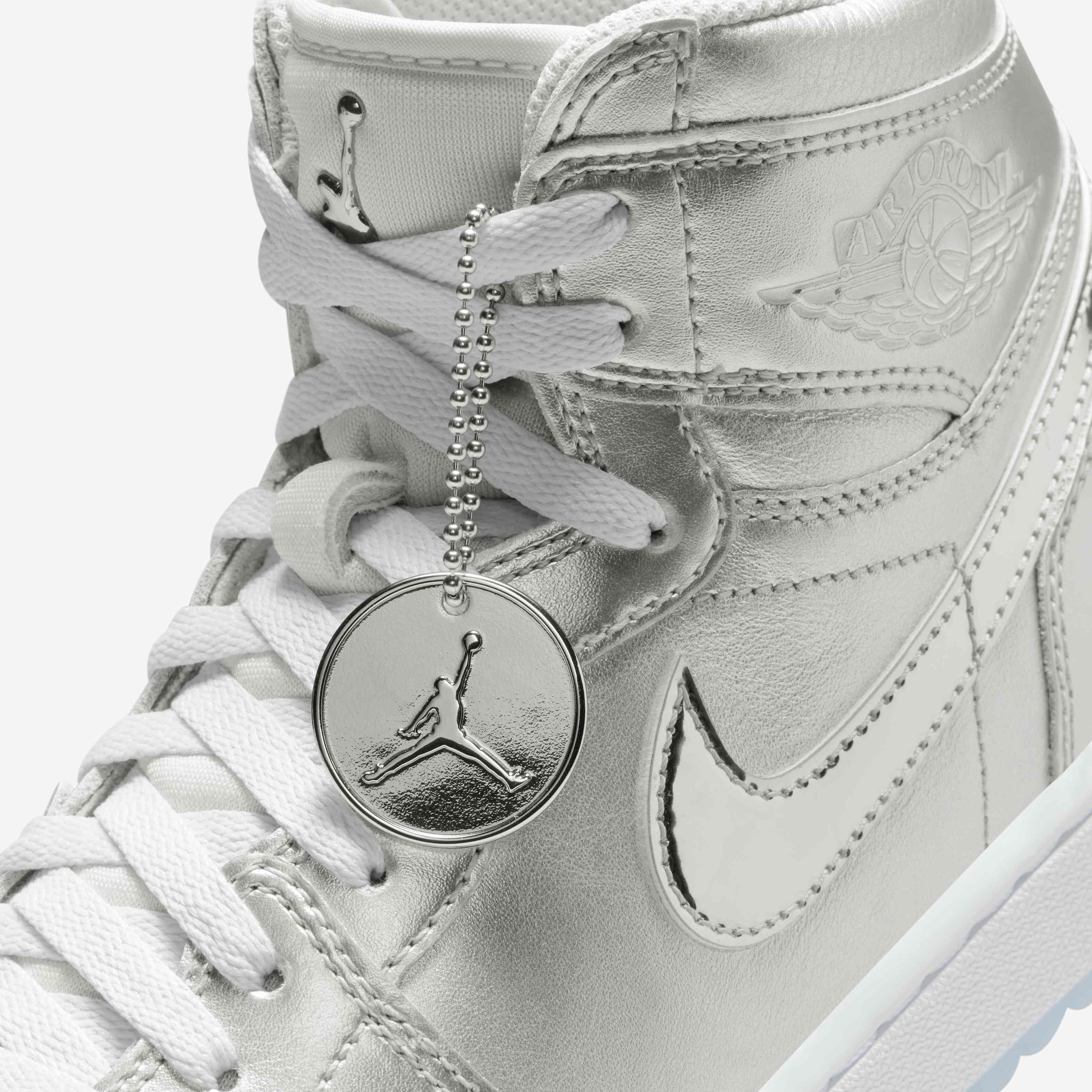 Nike Air Jordan 1 High G NRG Golf Gift Giving Silver FD6815