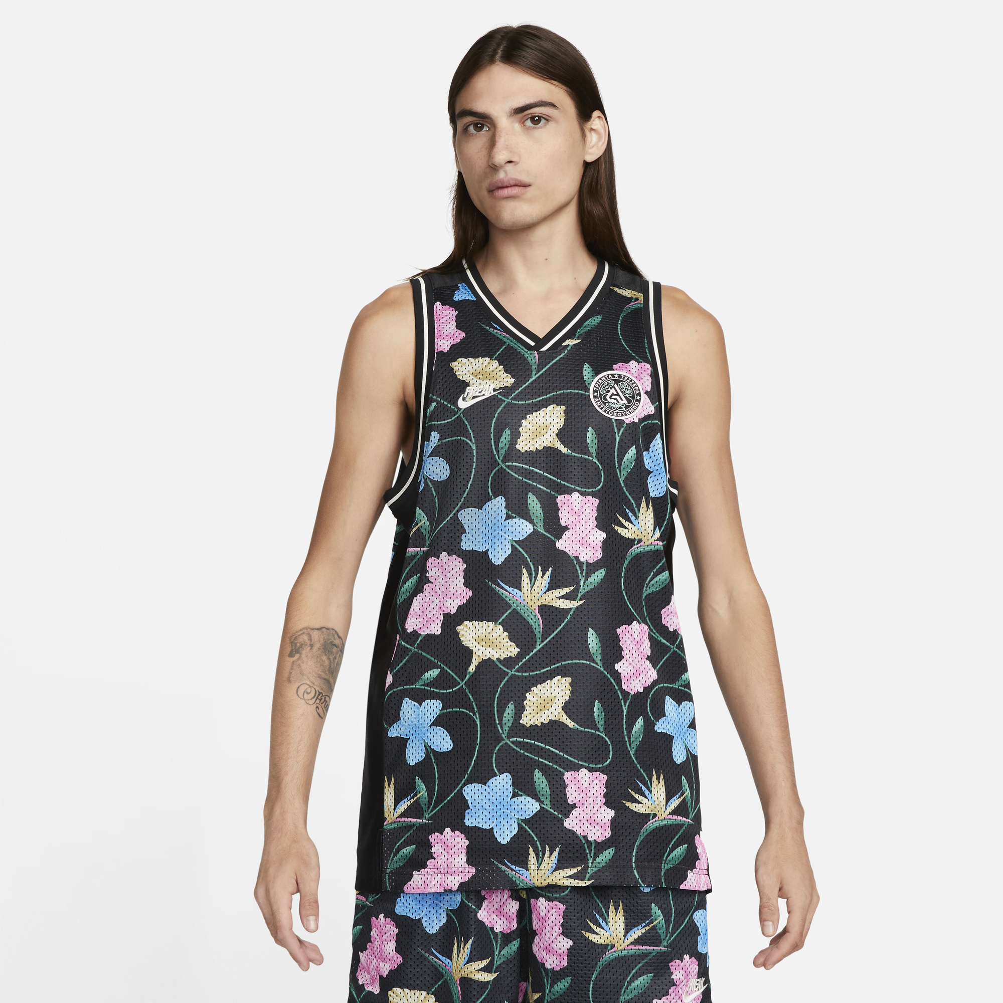 Floral basketball online jersey