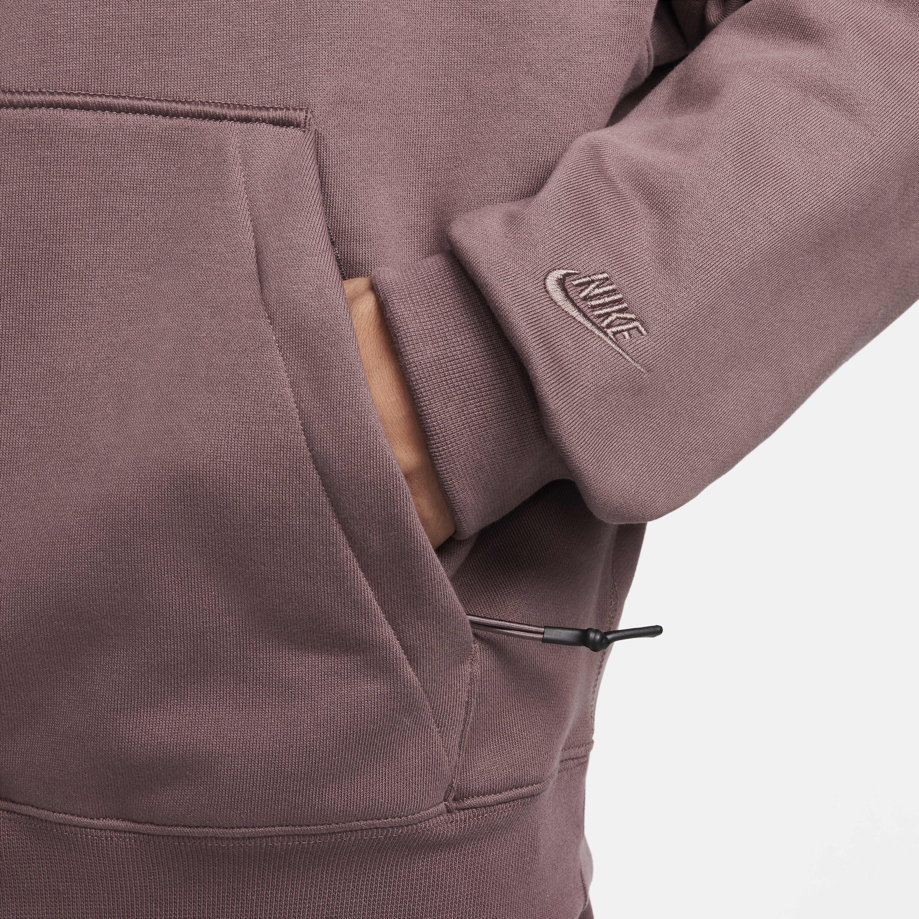 nike sportswear club fleece mahogany