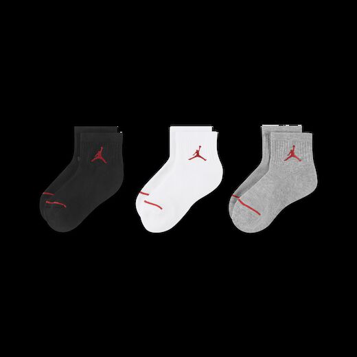Kids' Socks-JRDN, Jordan, Little Kids' Ankle Socks (3 Pairs)