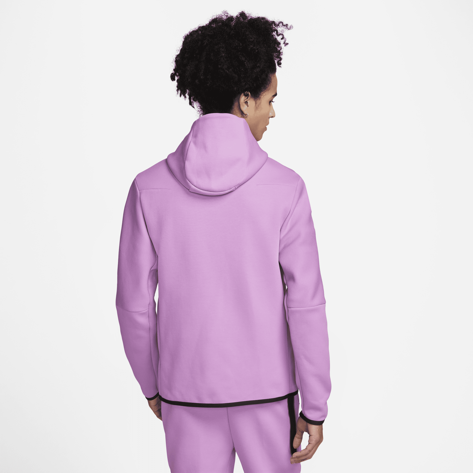 Nike tech fleece hoodie purple hotsell
