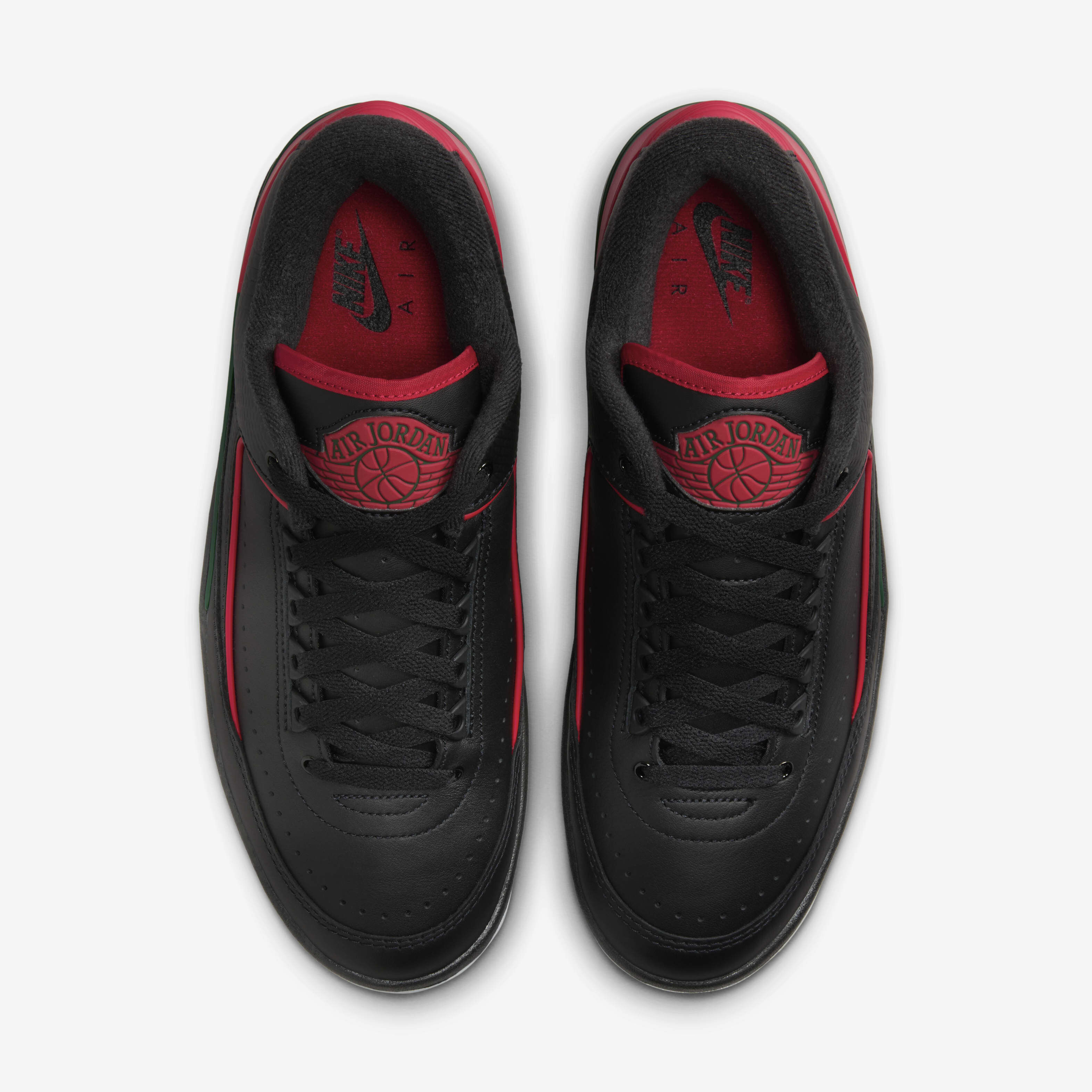 Buy Air Jordan 2 Retro Low Men s Shoes Black Fir Cement Grey Fire Red Nike Saudi Official