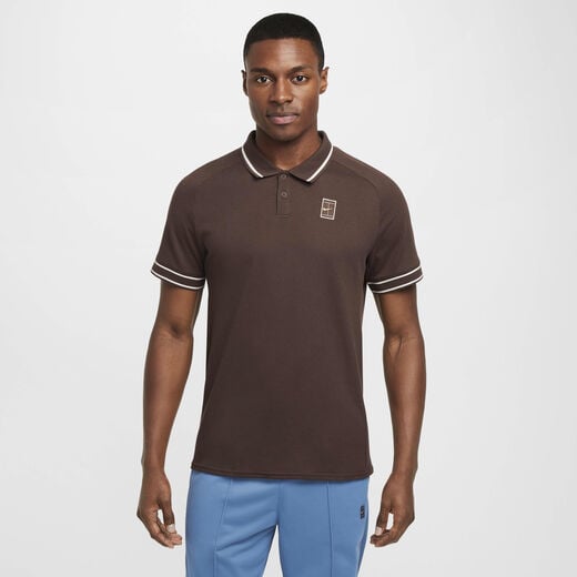 Men's Polo T-Shirts-Nike, NikeCourt Heritage, Men's Tennis Polo