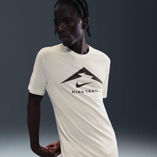 Men's Clothing-Nike, Nike Dri-FIT, Men's Trail Running T-Shirt
