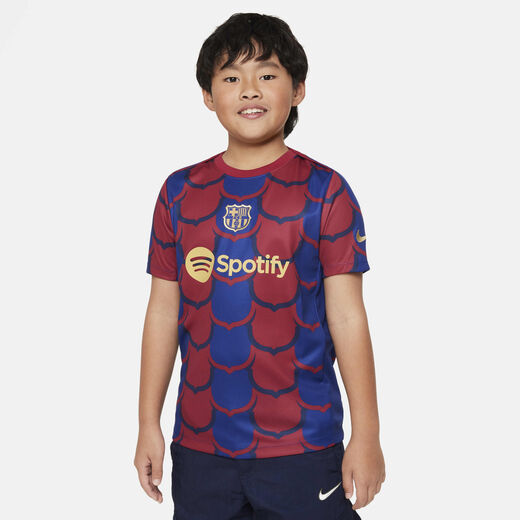 برشلونة-نايكي, F.C. برشلونة اكاديمي برو, تيشيرت كرة القدم نايكي دراي-فت بري-ماتش للأطفال الكبار