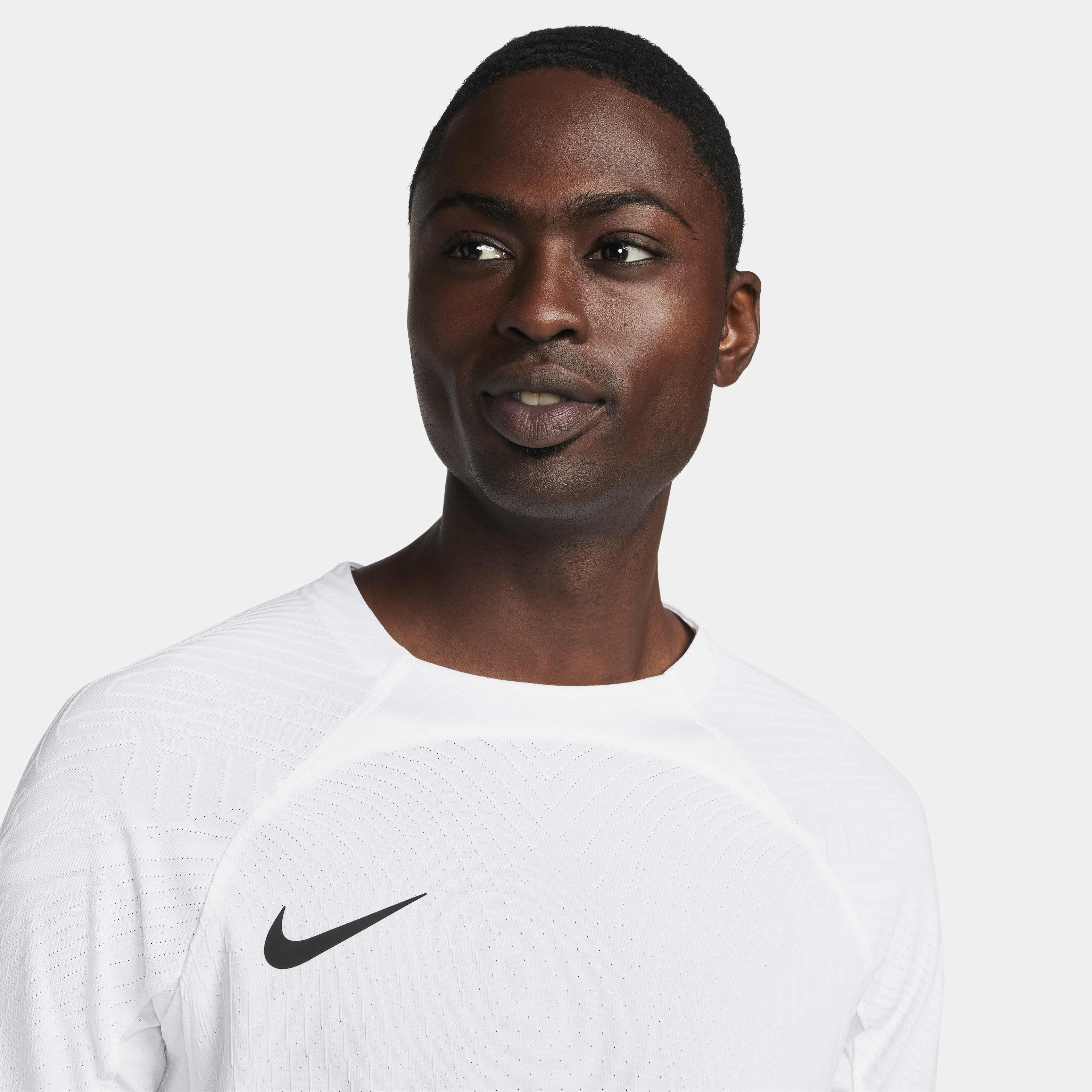 Buy Nike Vapor 4 Men s Dri FIT ADV Football Knit Shirt Stock White White White Black Nike Saudi Official