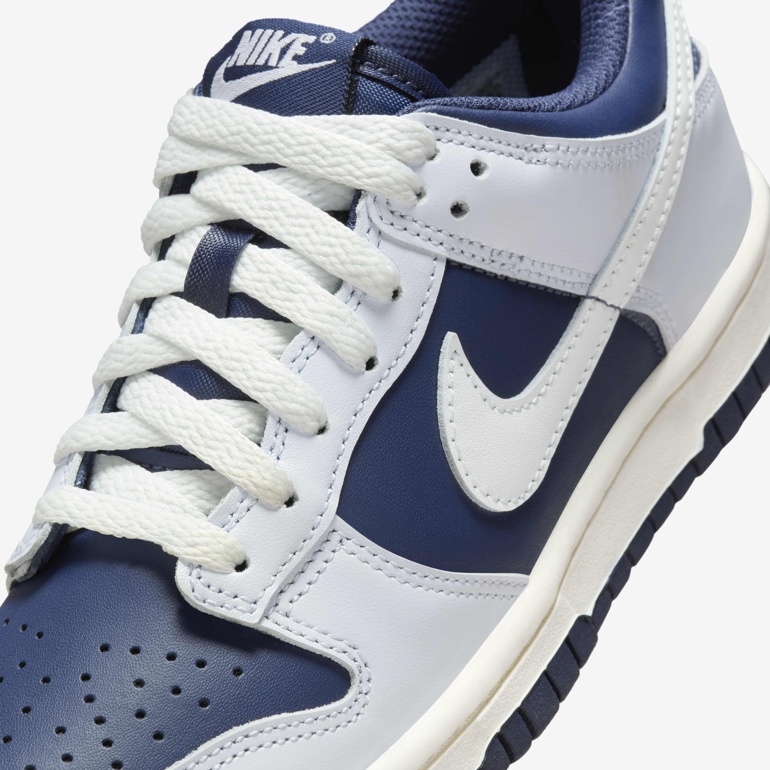 Buy Nike Dunk Low Older Kids' Shoes - Football Grey/Midnight