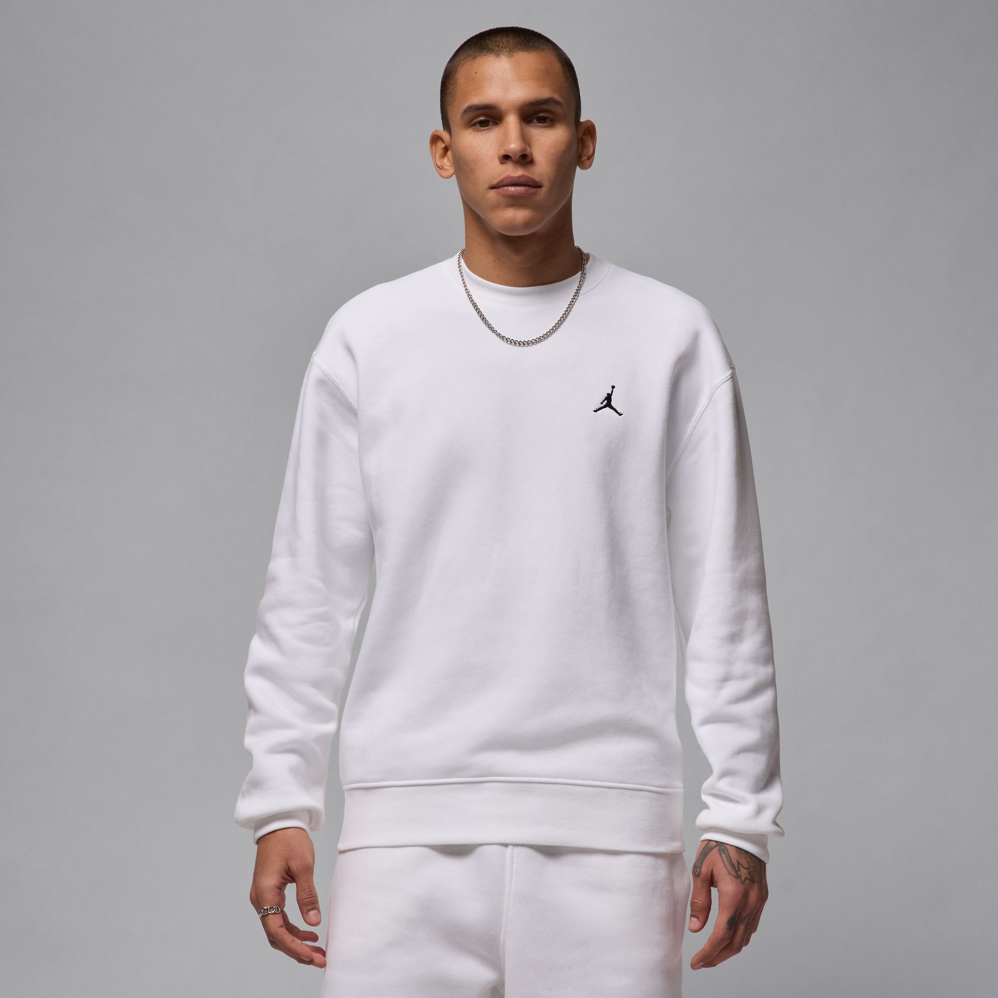 Jordan white sweatshirt discount