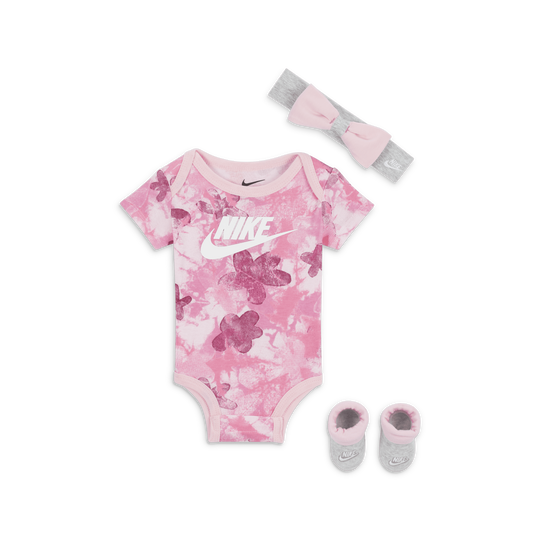 Pink nike discount baby onesie