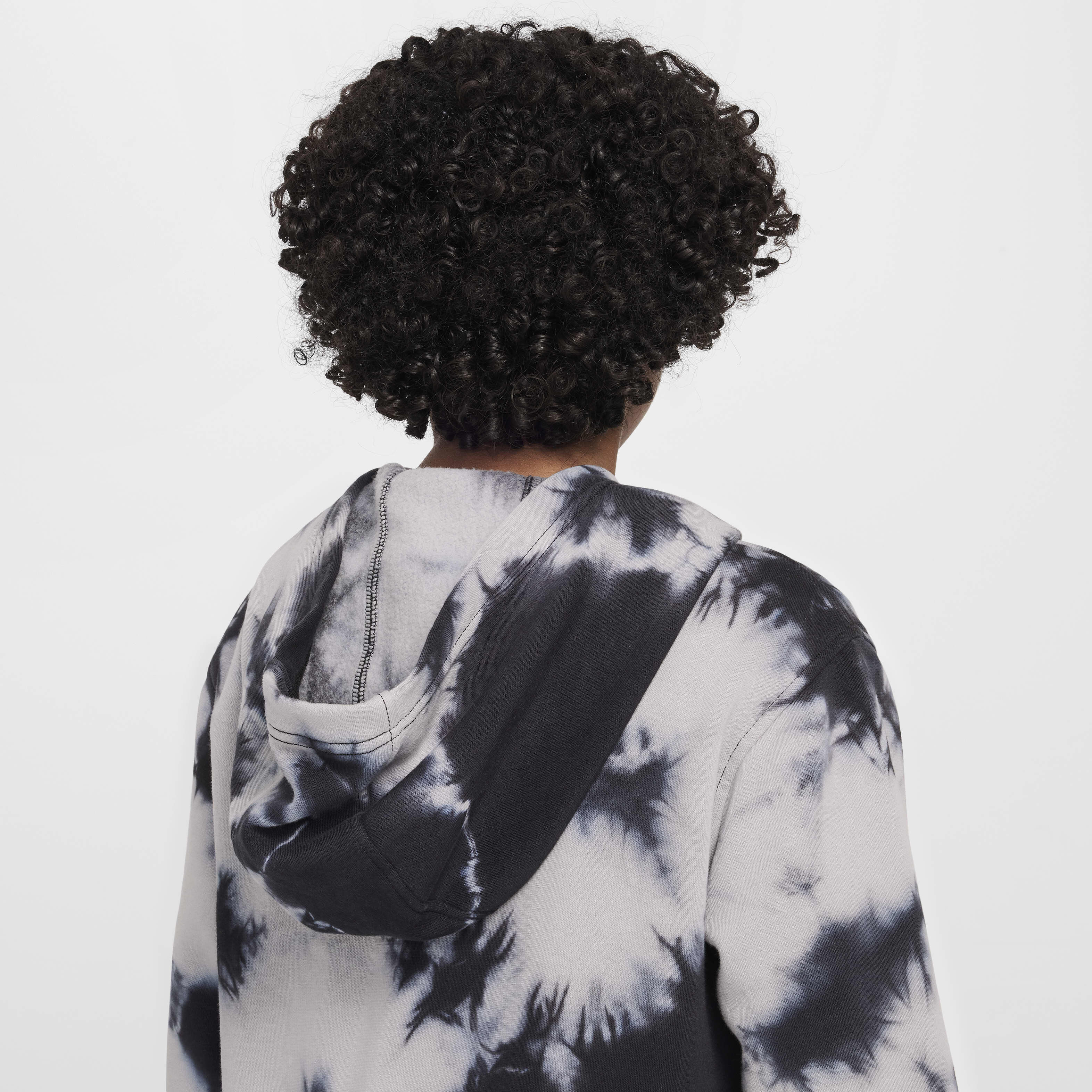 nike tie dye hoodie black