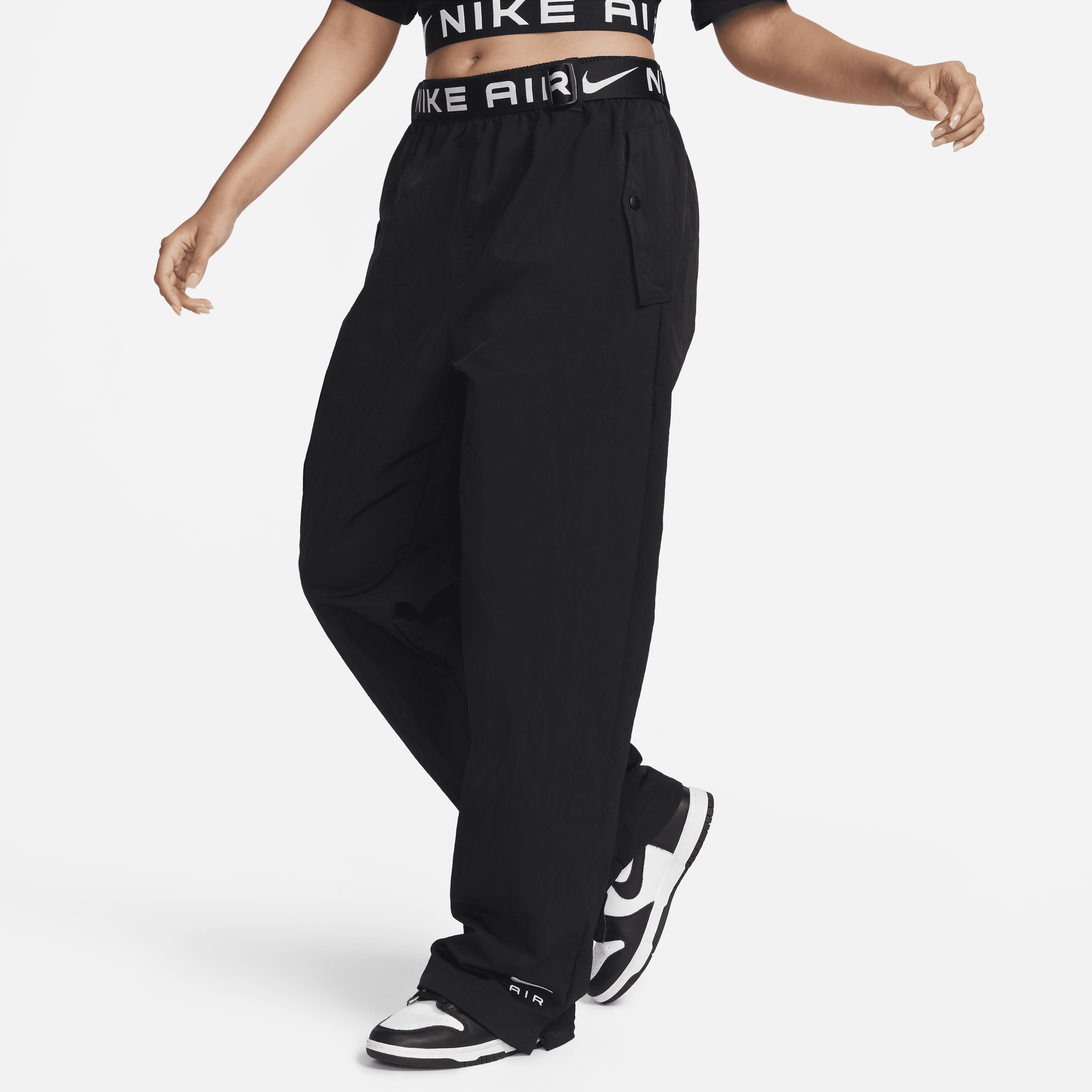 Shop Sportswear Air Women's High-Waisted Woven Trousers