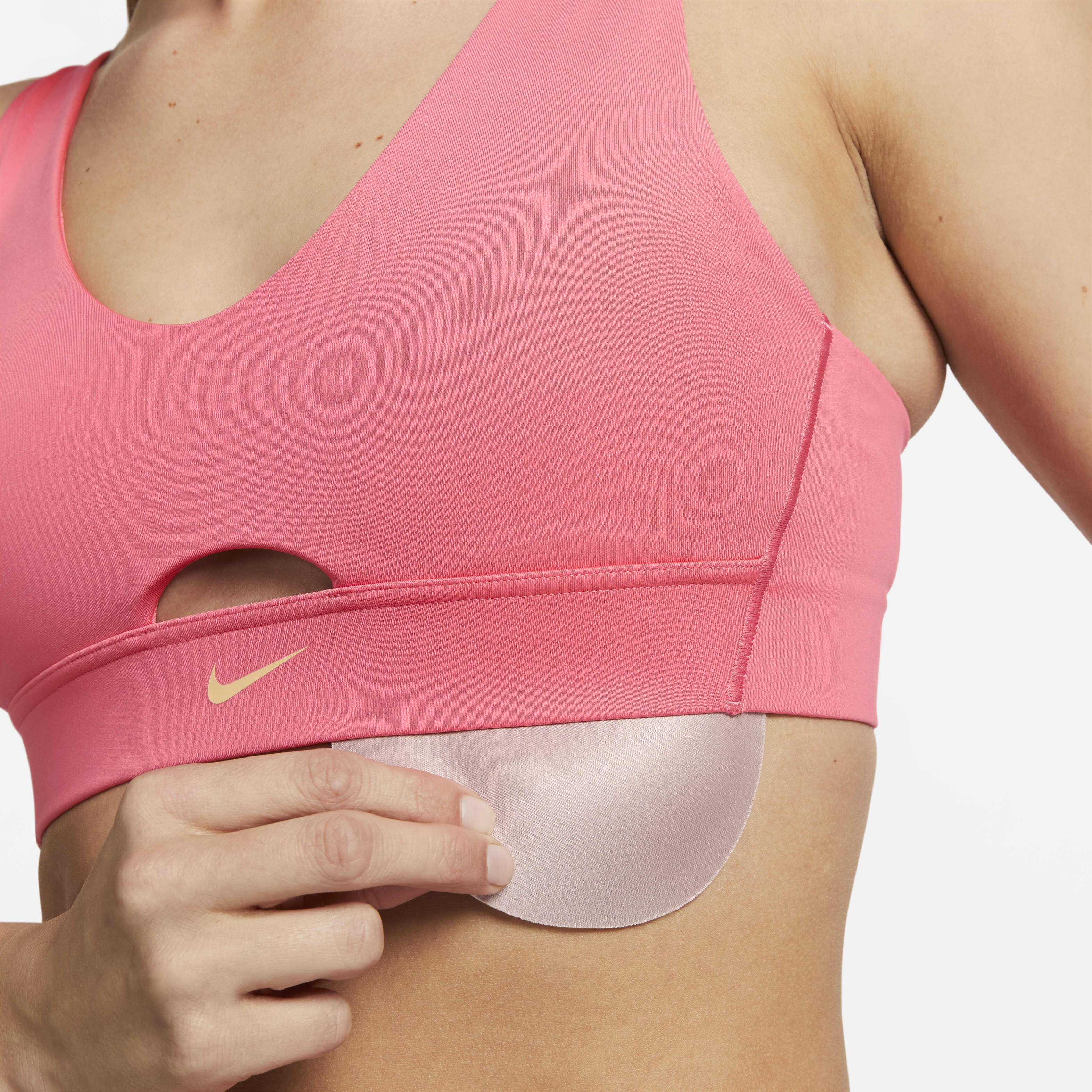 Buy Nike Indy Plunge Cut Out Women s Medium Support Padded Sports Bra Nike Saudi Official