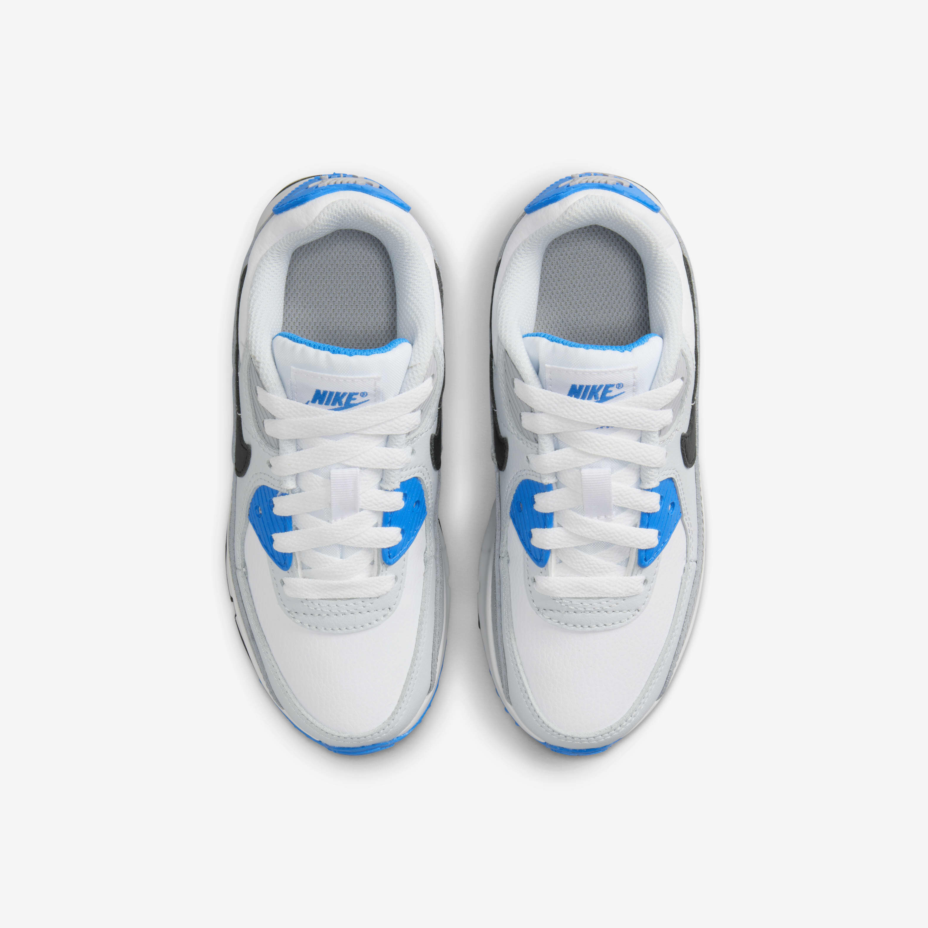 Buy Nike Air Max 90 LTR Younger Kids' Shoes White/Photo Blue