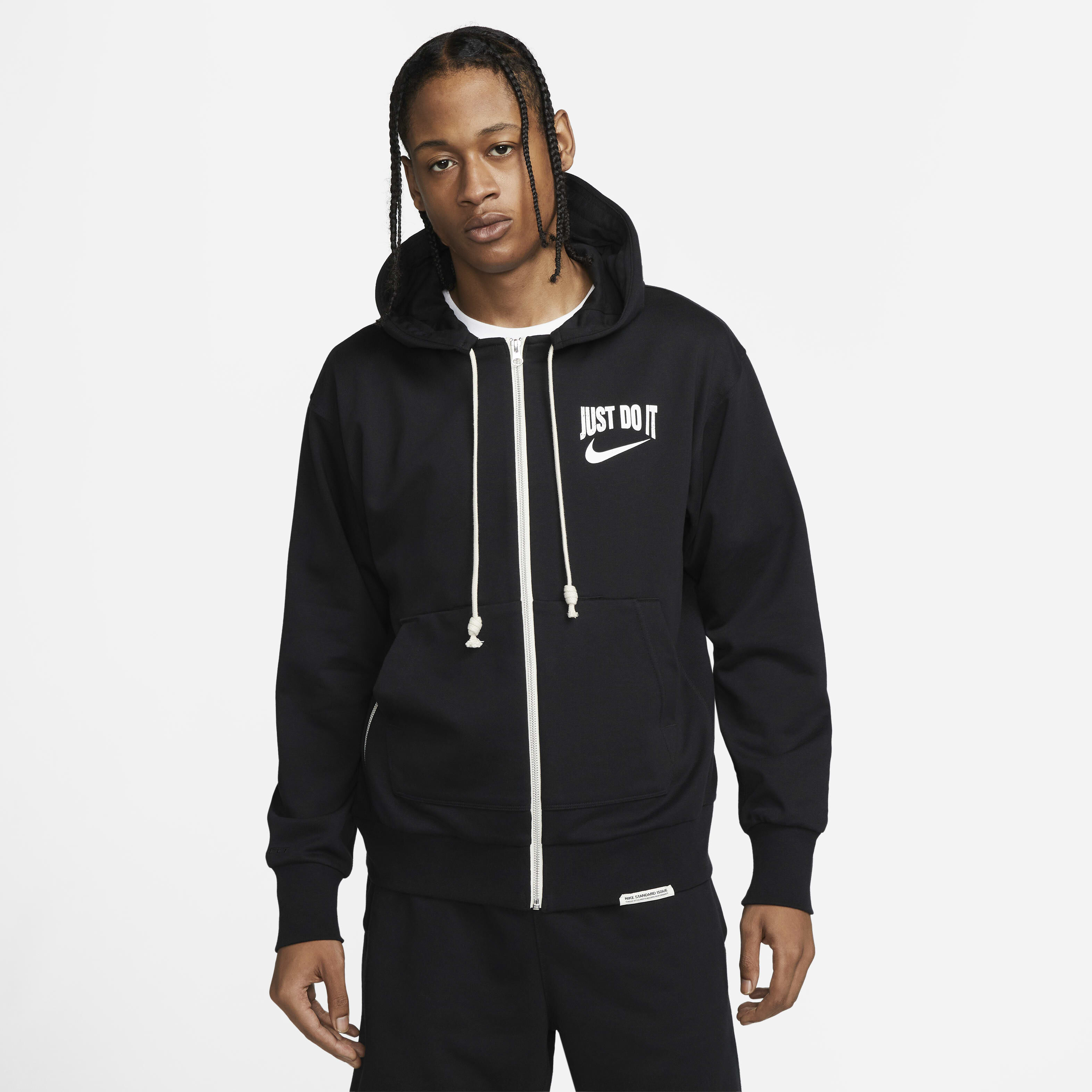 Buy Nike Dri FIT Standard Issue Men s Full Zip Basketball Hoodie Nike Saudi Official
