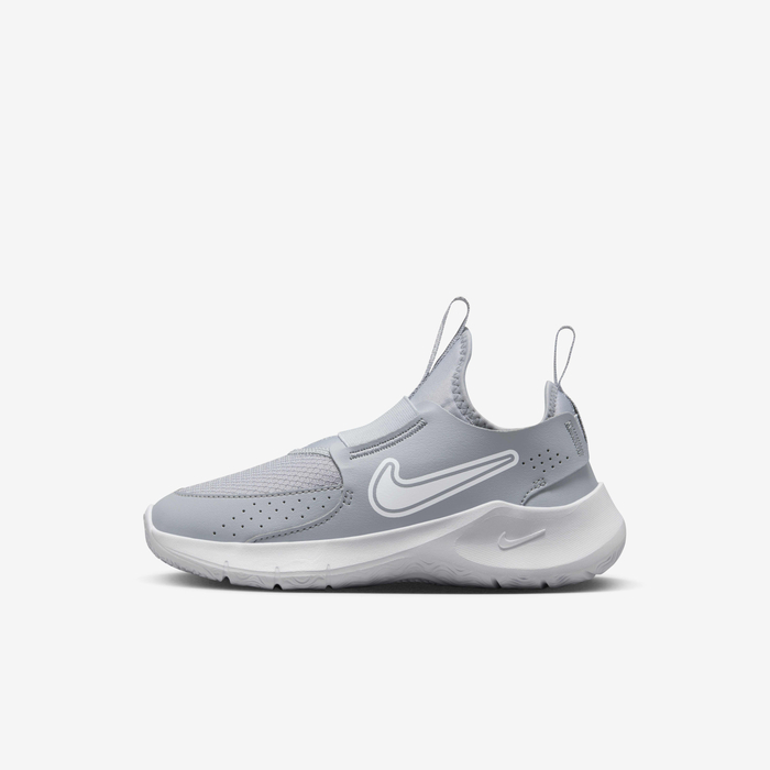 Buy Nike Flex Runner Younger Kids' Shoes Wolf Grey/White