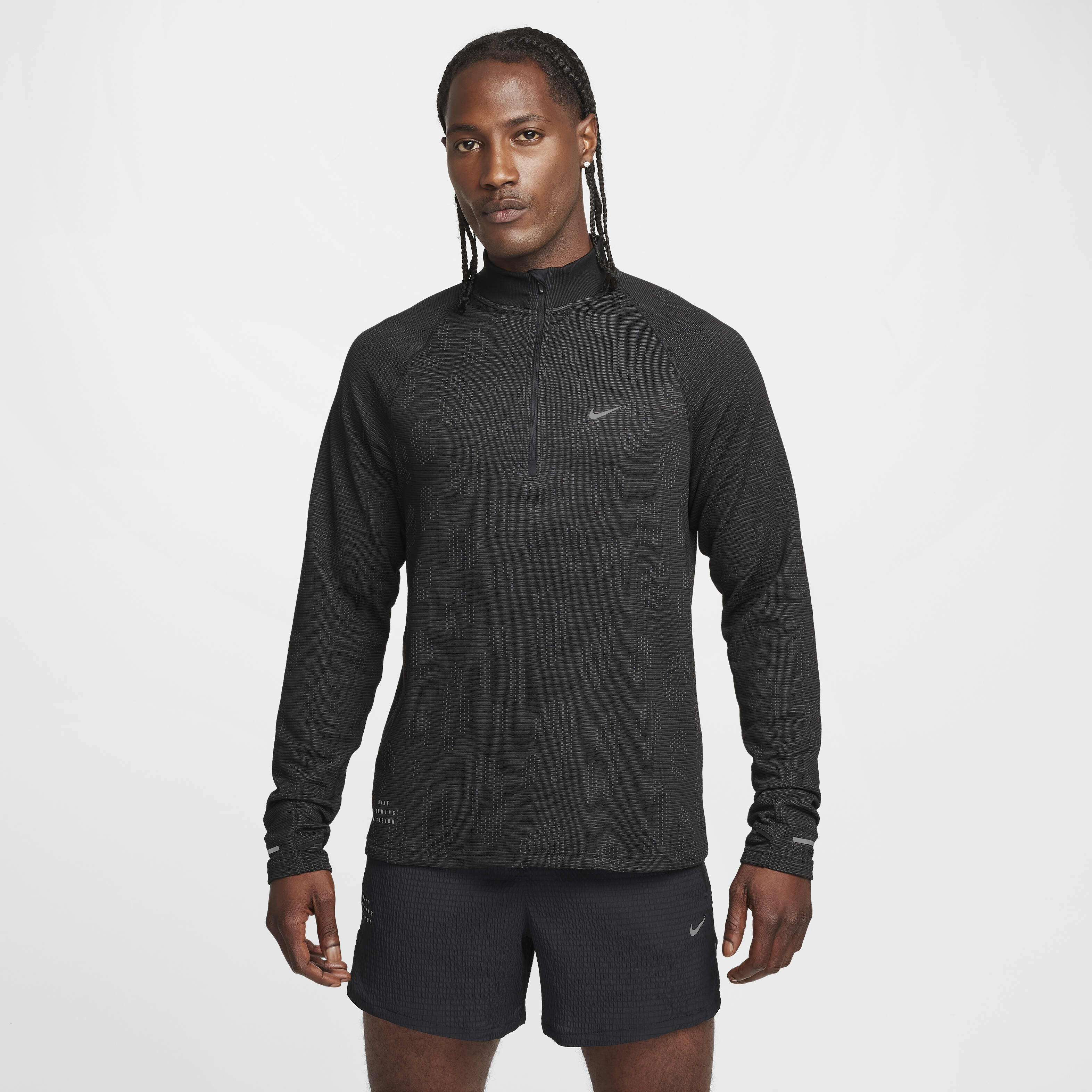 Buy Nike Pinnacle Running Division Men s Water Repellent 1 2 Zip Running Top Nike Saudi Official