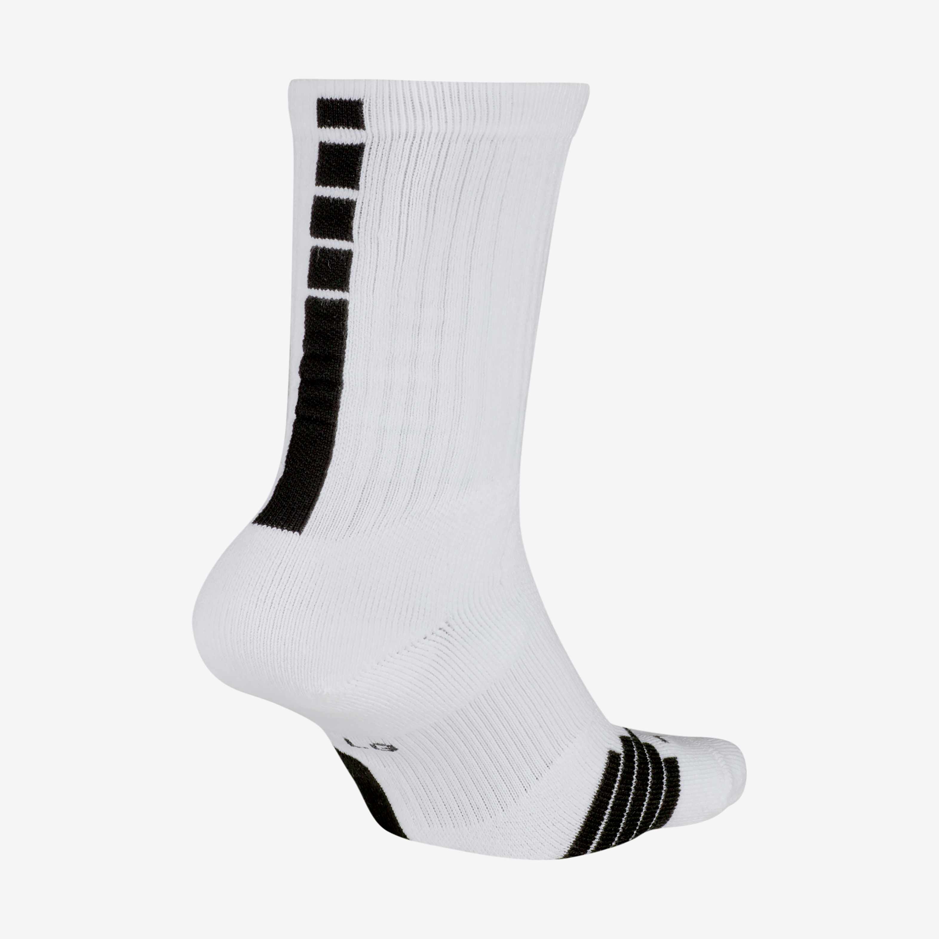 Buy Nike Elite Crew Basketball Socks White/Black/Black Nike Saudi