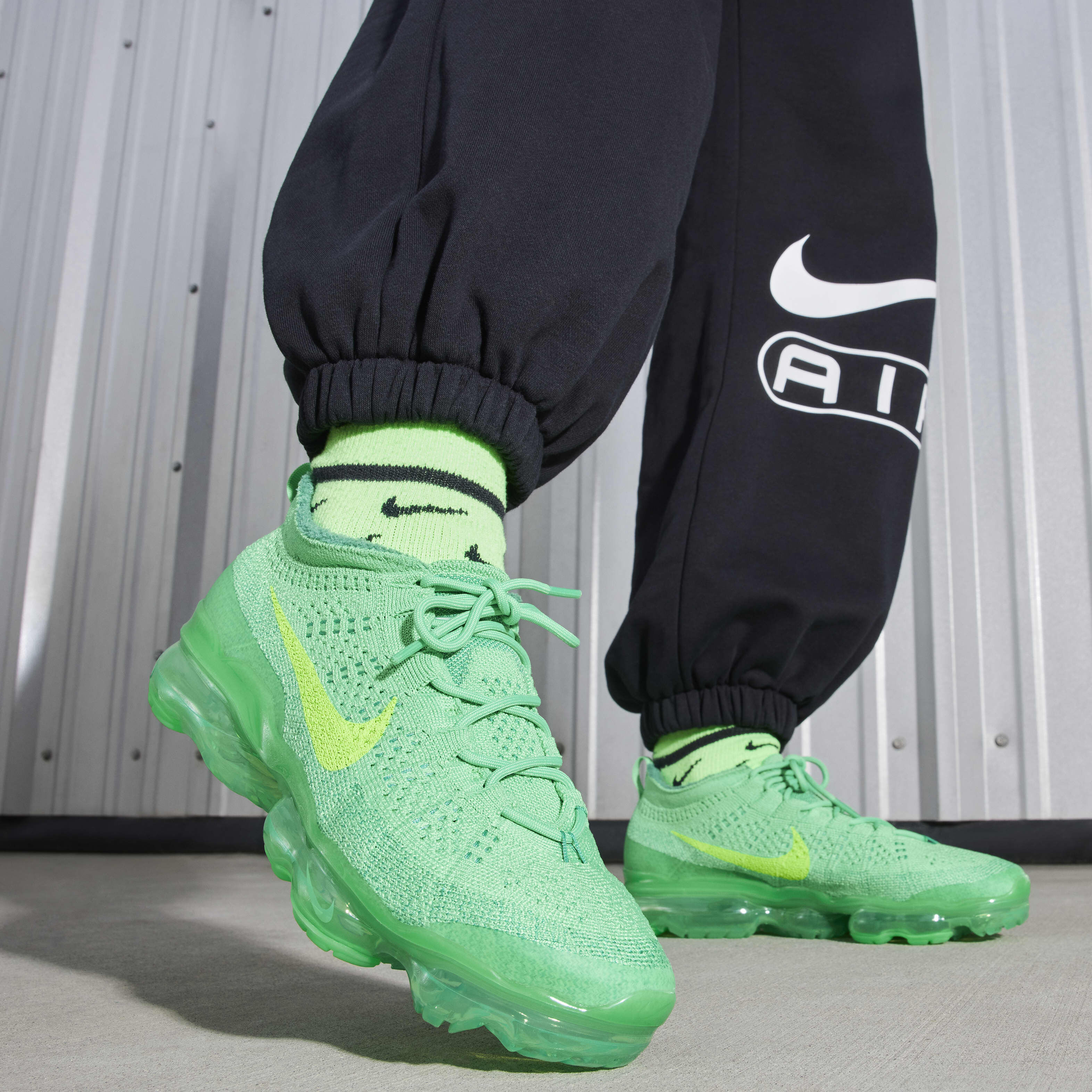 Lime green vapormax cheap