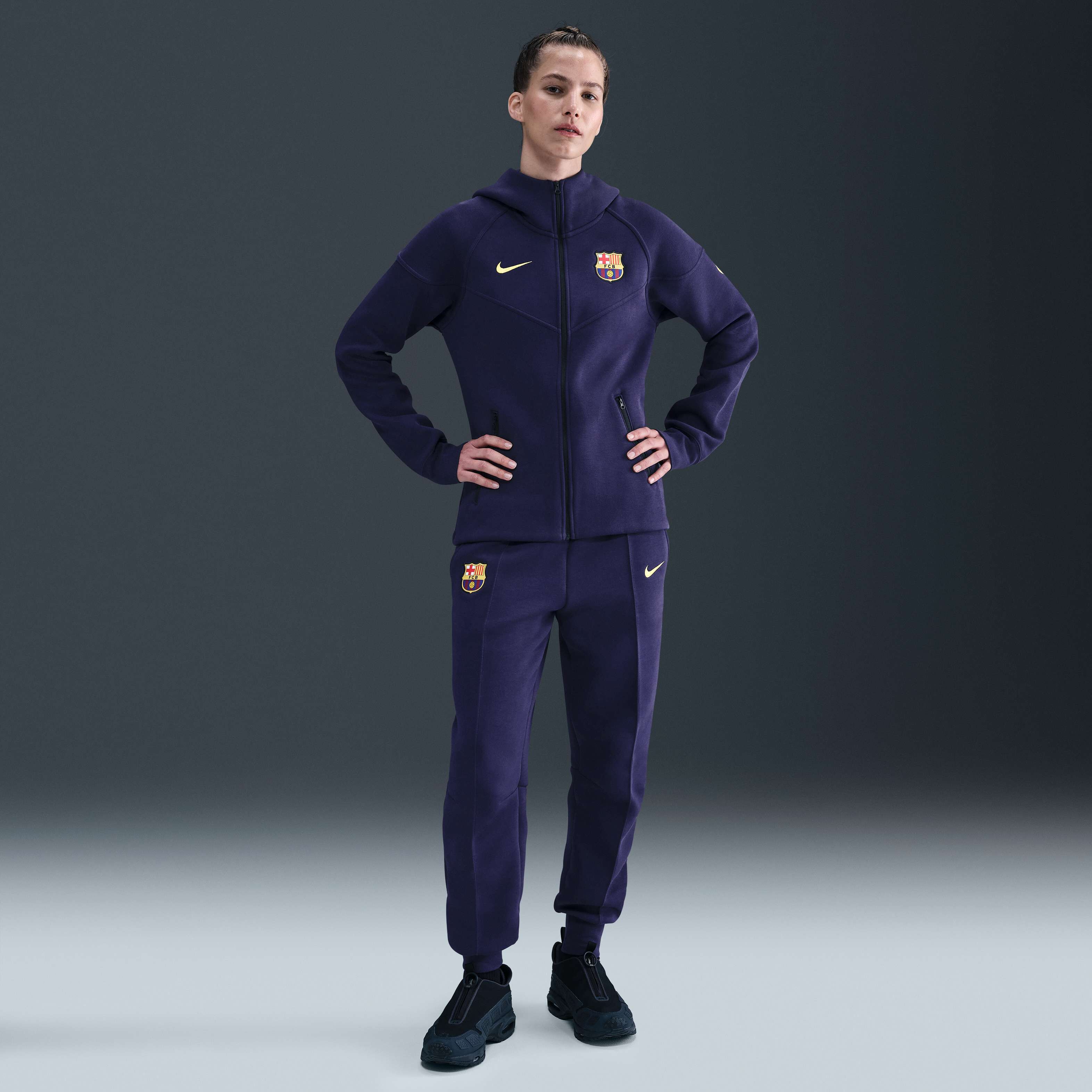 Buy F.C. Barcelona Tech Windrunner Women's Nike Football Fleece