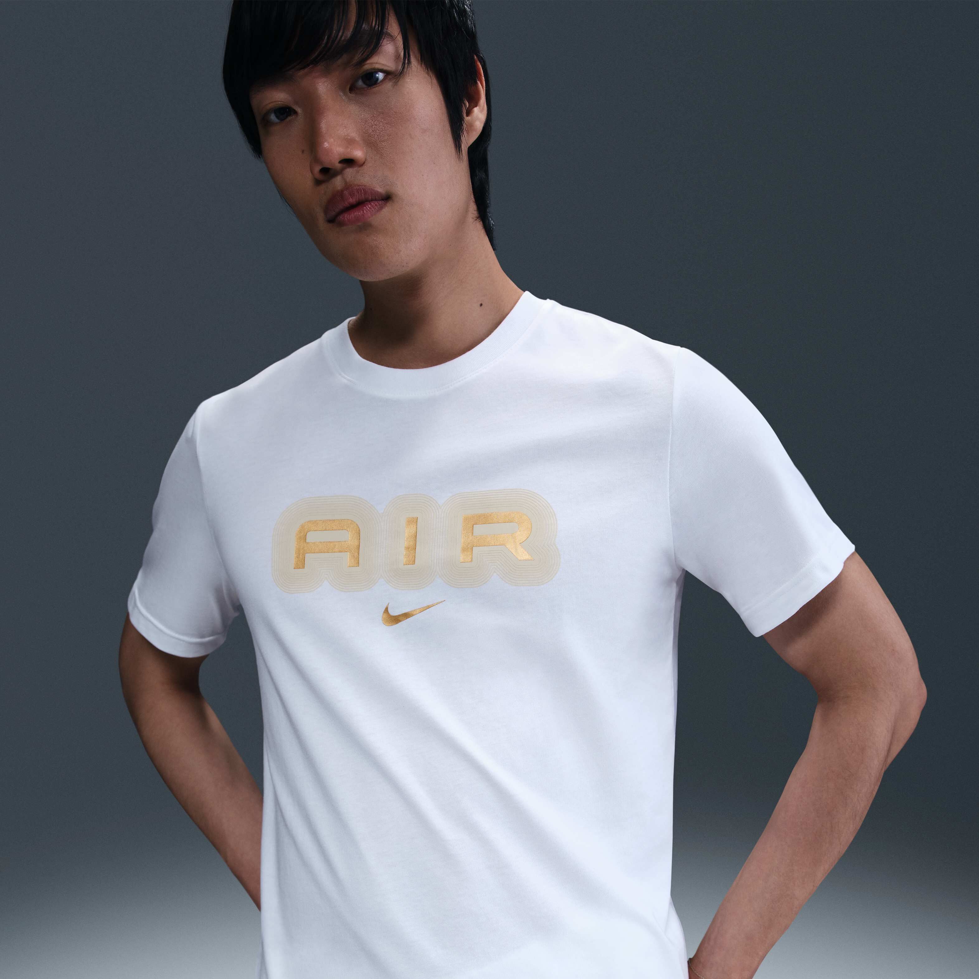 nike air shirt white