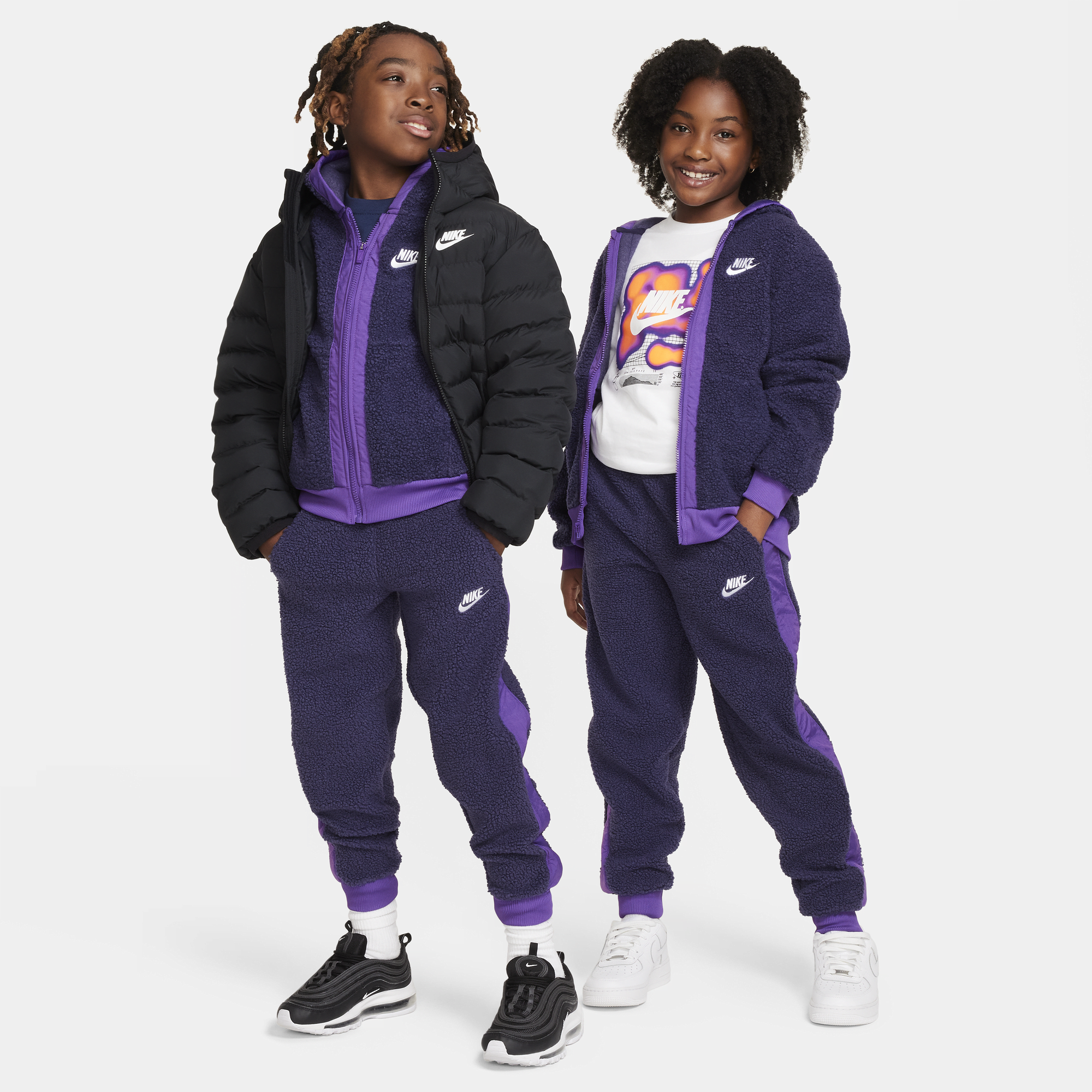 Boys purple nike outlet
