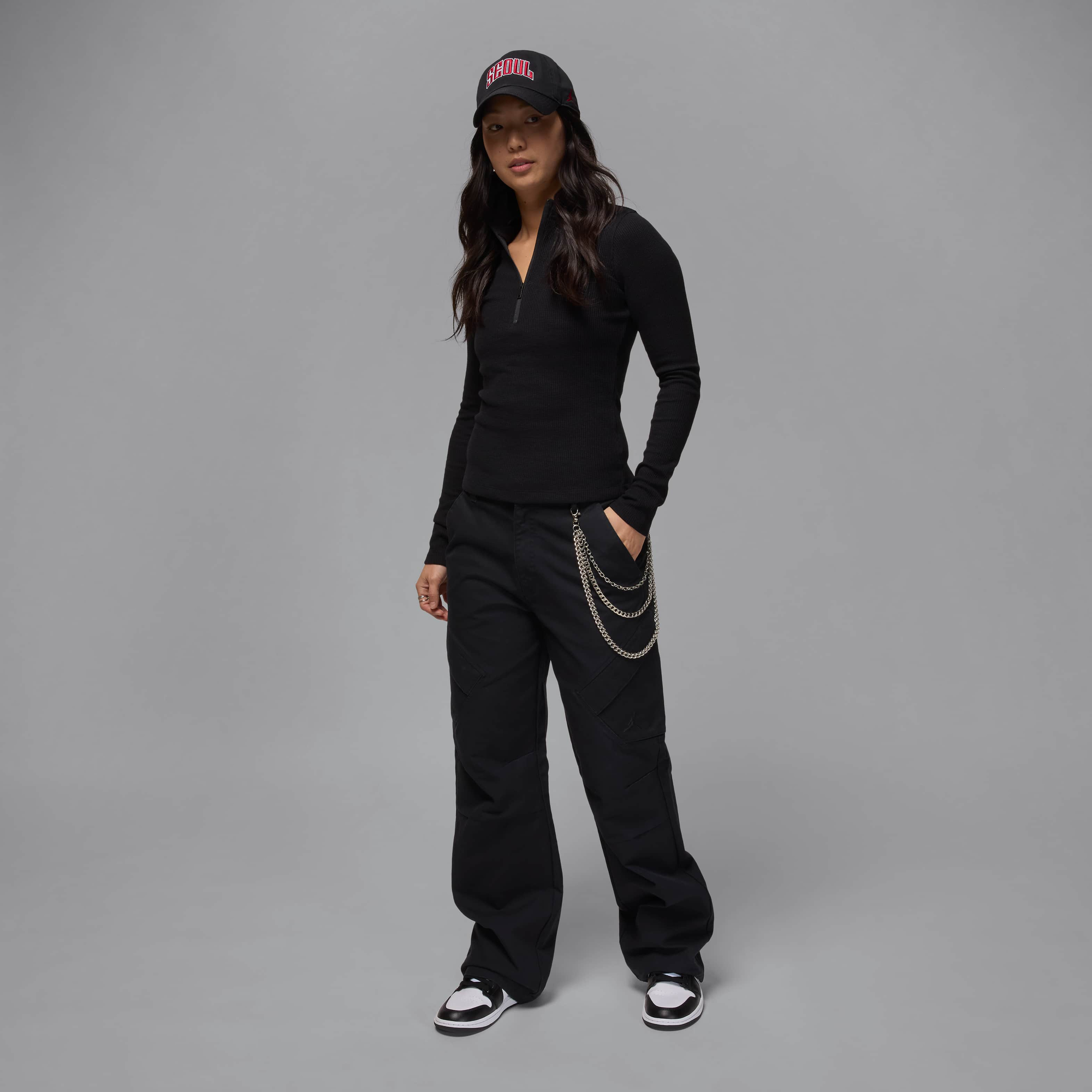 ★★Nike★★ Jordan long sleeve half zip knit top W black wh Jordan Men's Dri-Fit Half Zip Top – Midway Sports