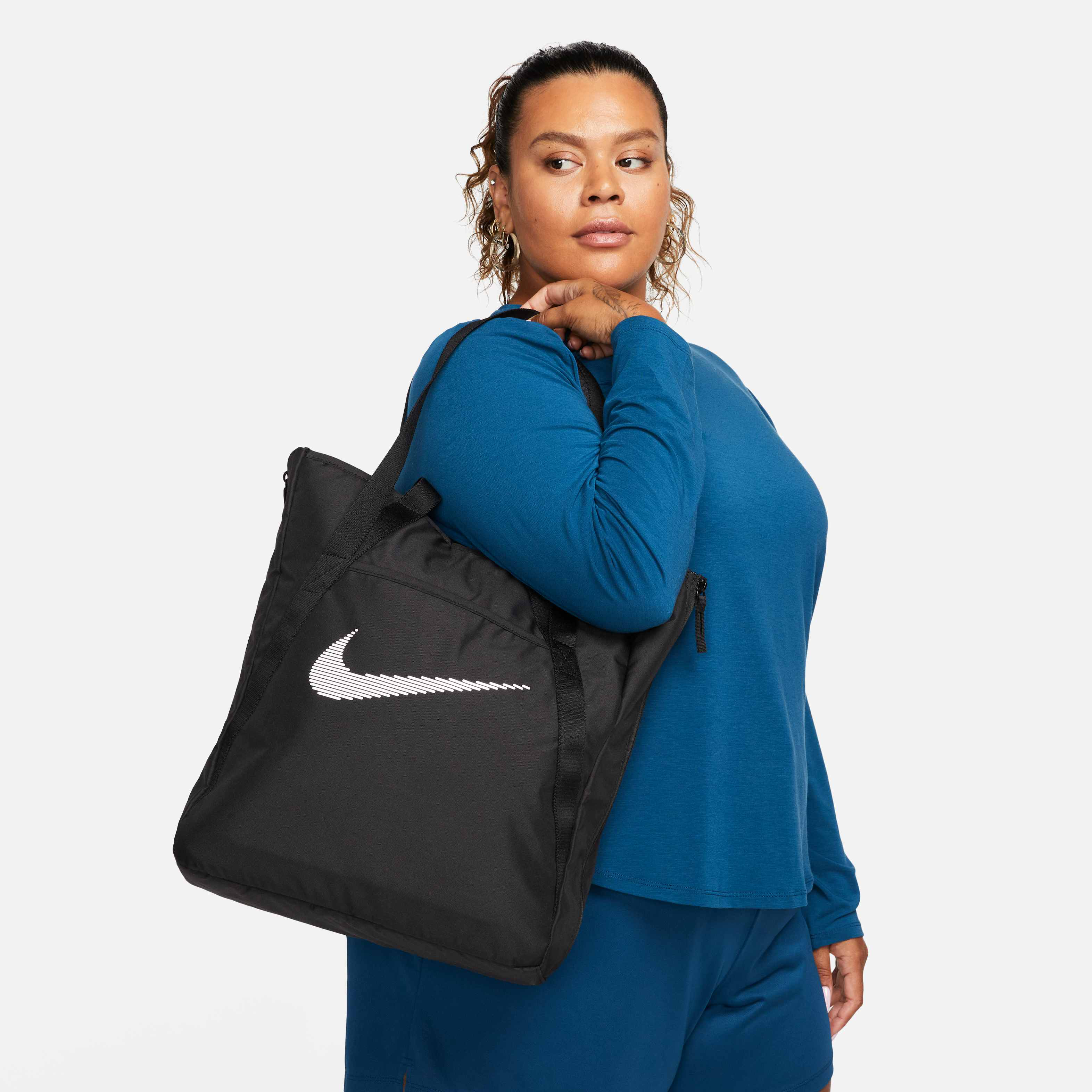 nike tote black