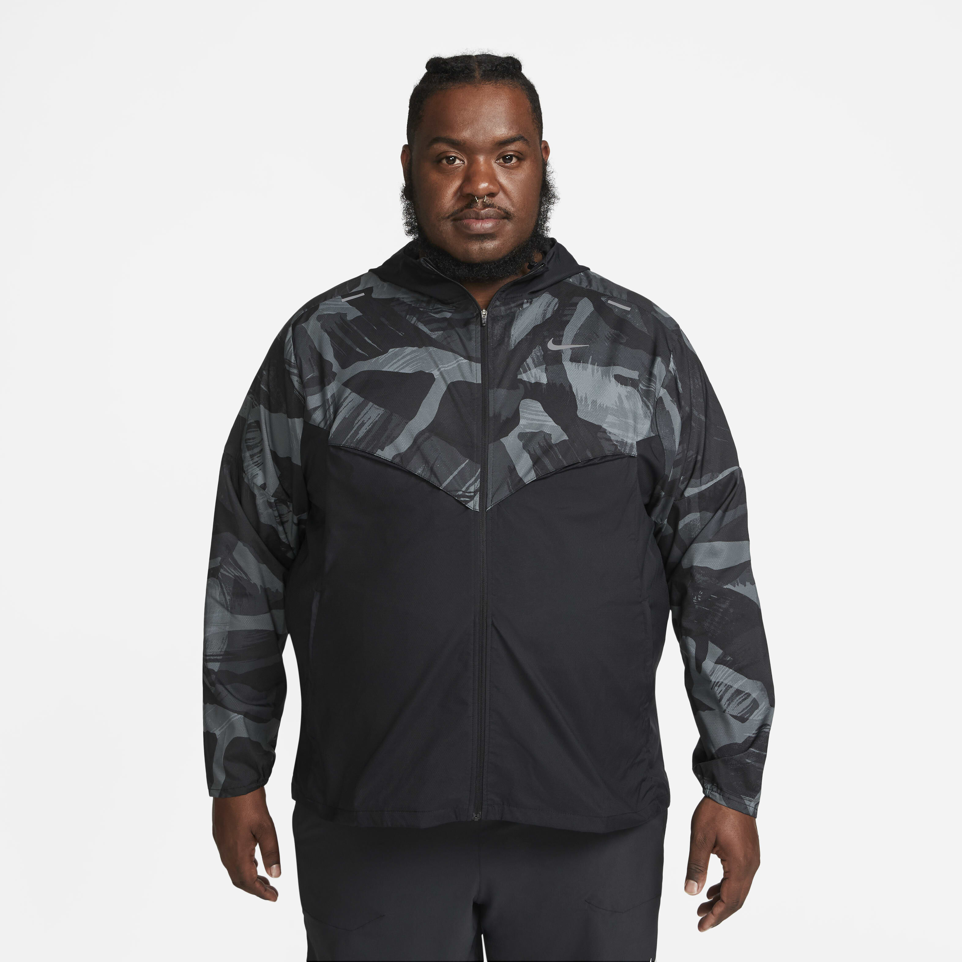 Nike camo running jacket clearance