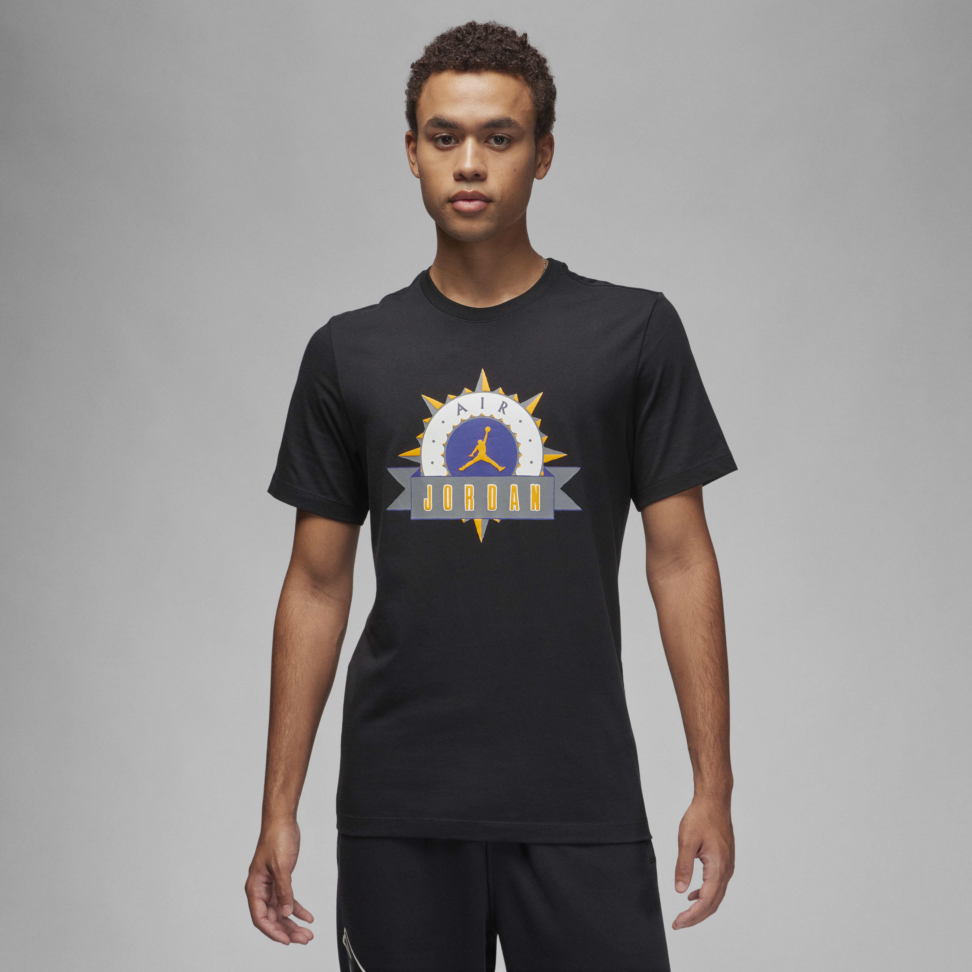 Buy Jordan Flight MVP Men's T-Shirt - Black/Sky J Purple